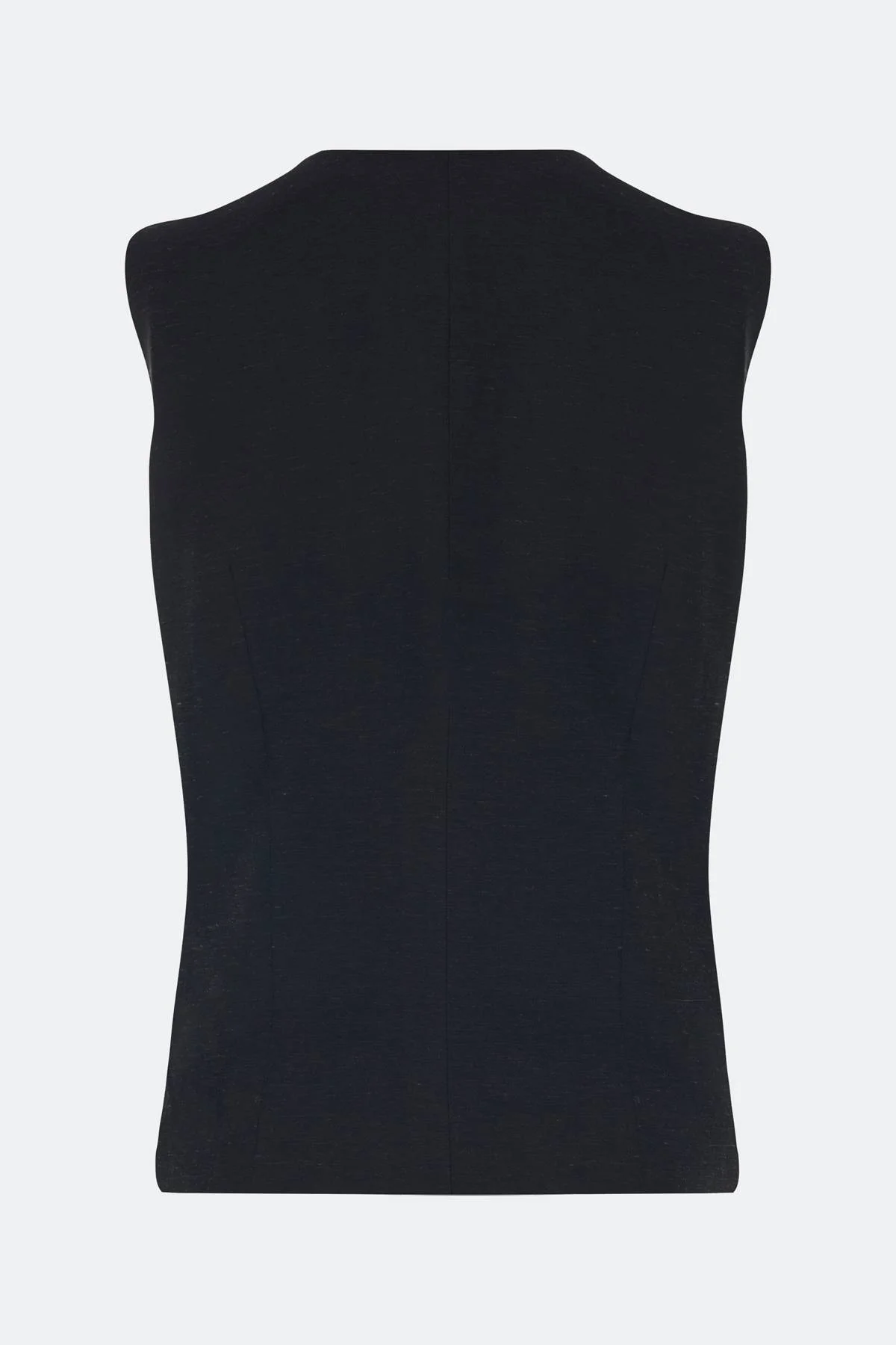 Удлиненный жилет с асимметричной застежкой, 42