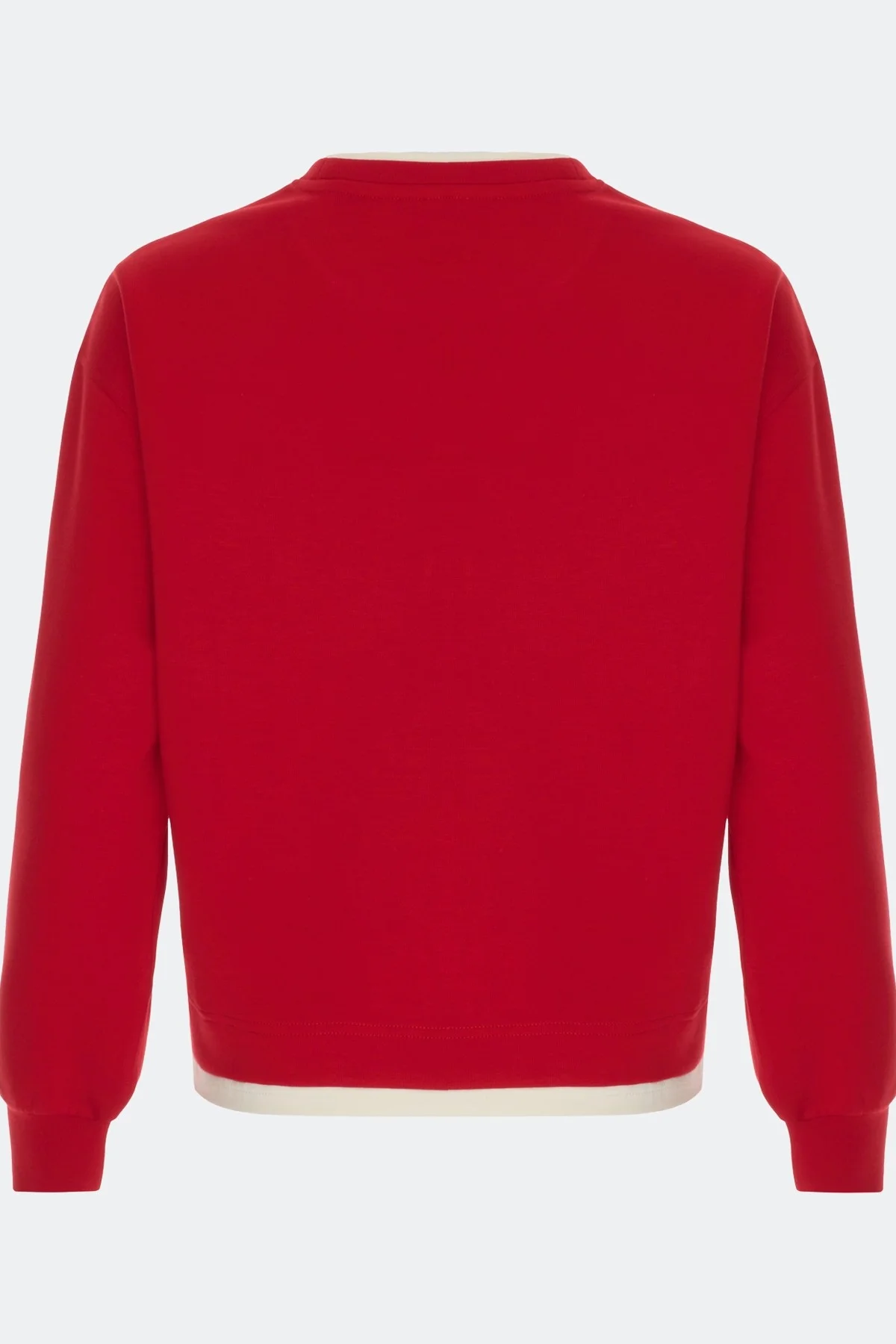 Яркий свитшот с контрастными акцентами, 44