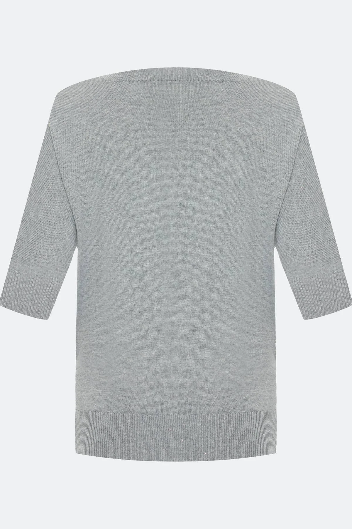 Лимитированная серия нежный джемпер с шелком и ремень, 44