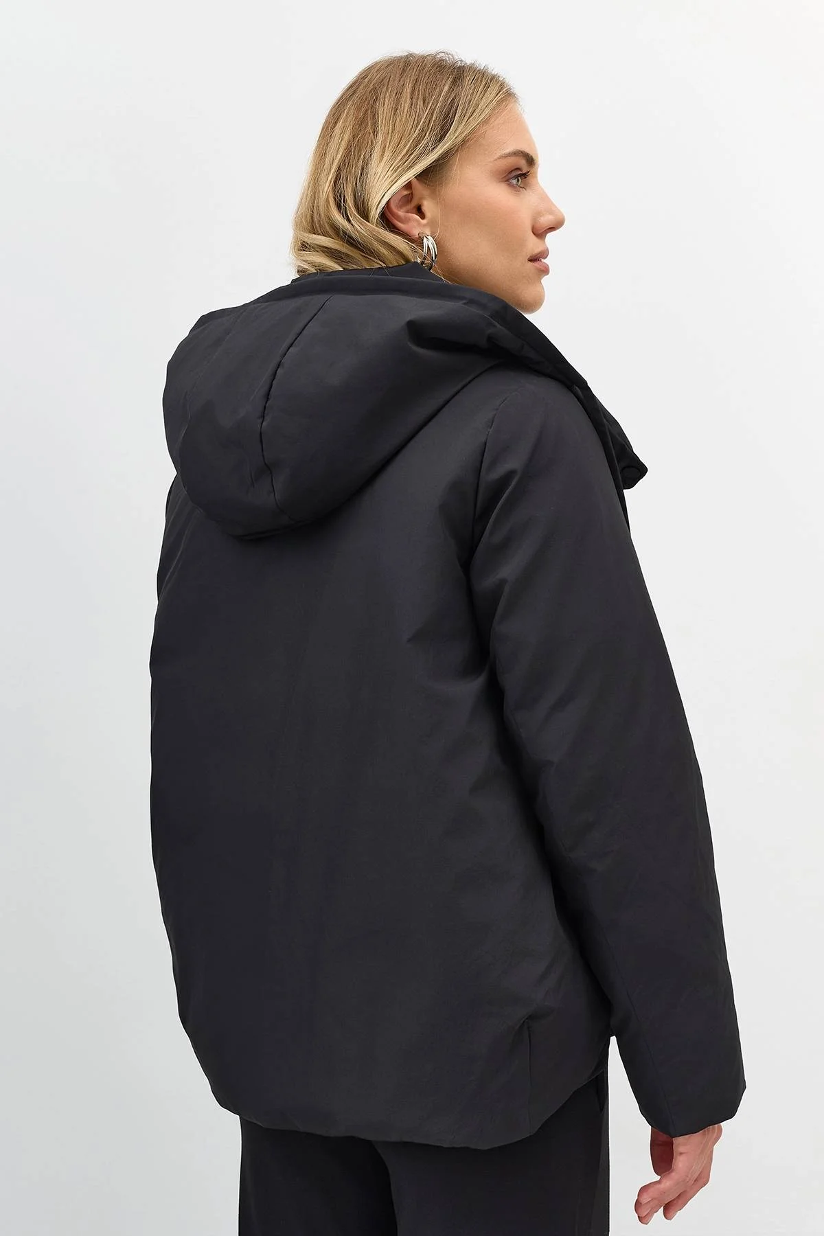 Лимитированная серия двусторонняя куртка с капюшоном и палантин, 44