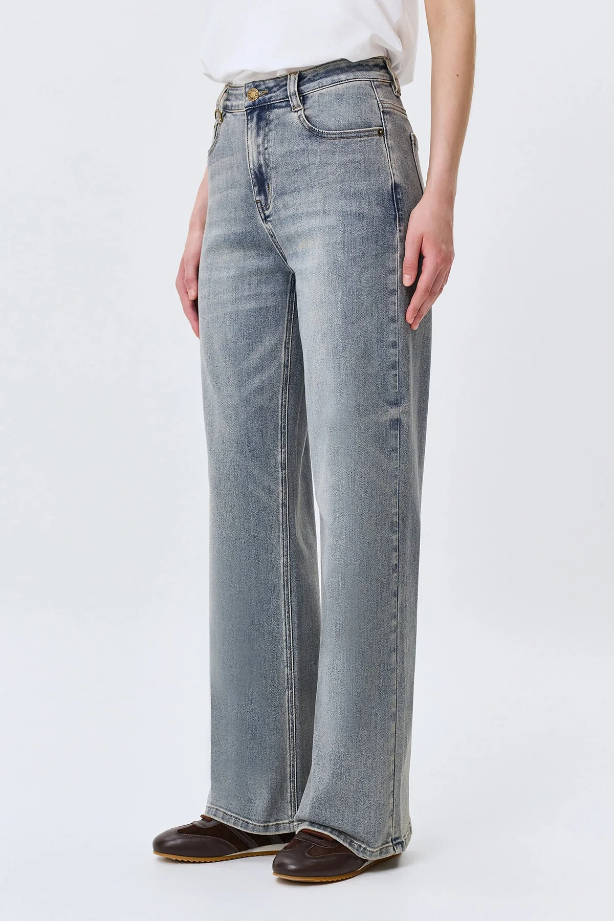 Светлые джинсы Straight fit, 52