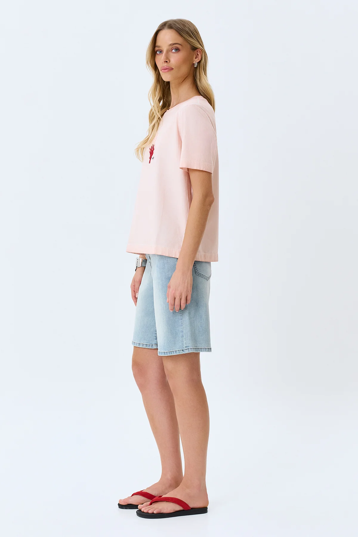 Шорты бермуды джинсовые, 52