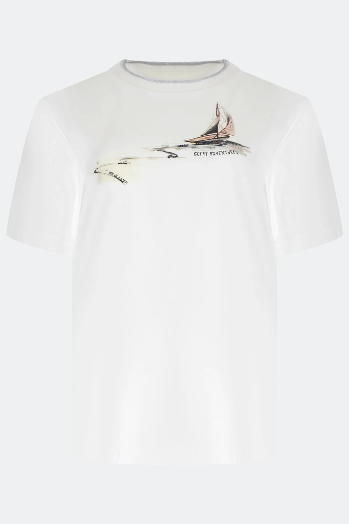 Футболка с принтом из хлопка, 40