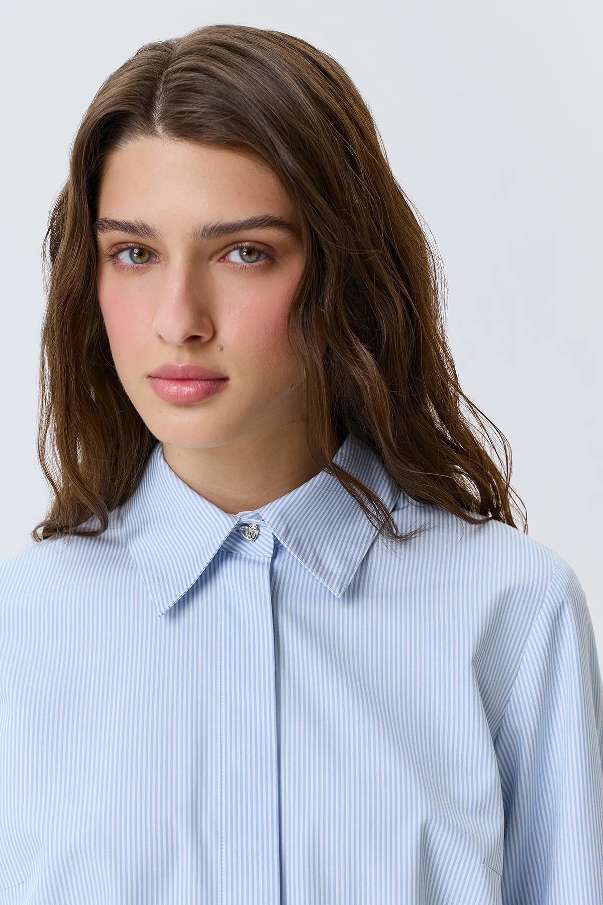 Базовая блузка из бамбукового волокна, 46