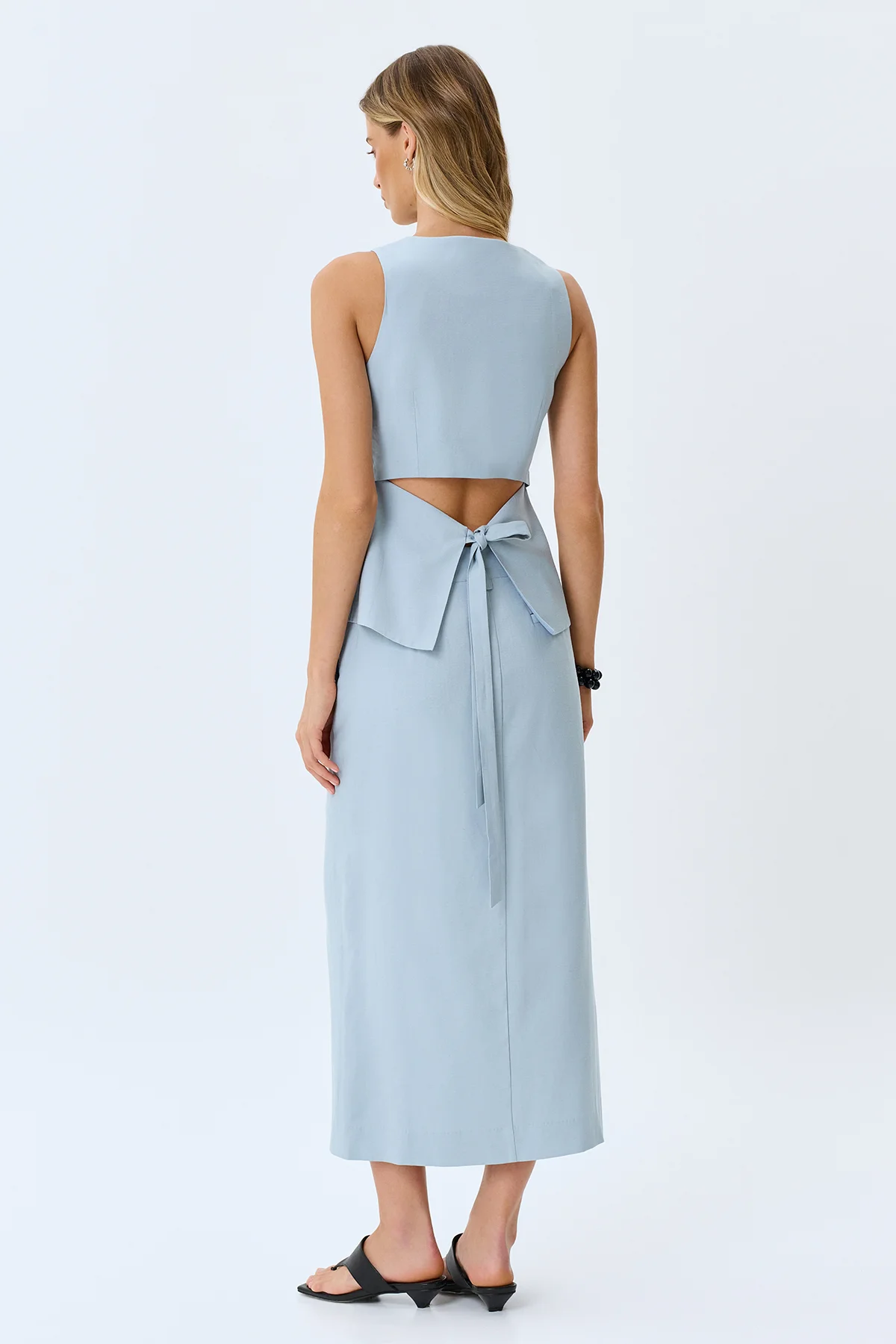 Юбка-карандаш с разрезом, 50