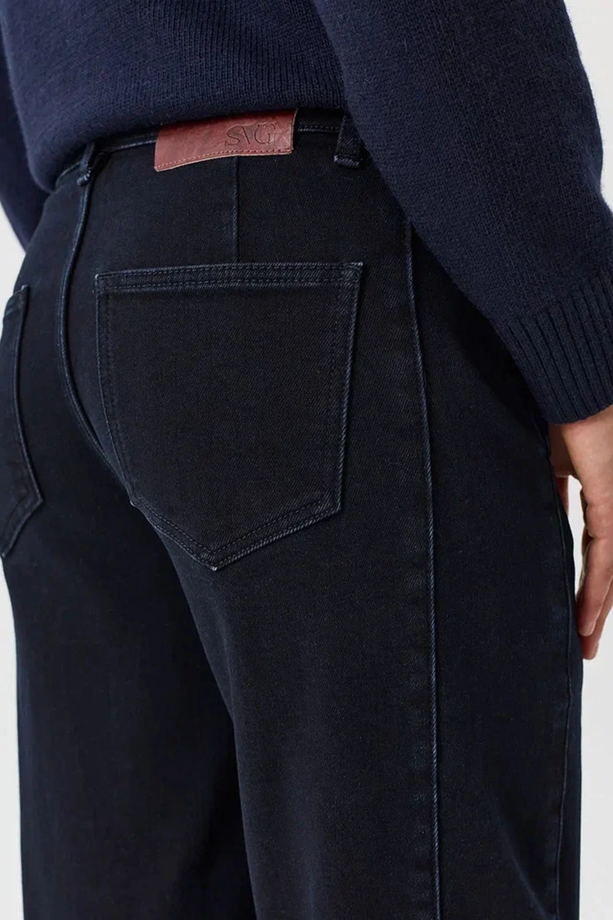 Утепленные джинсы Wide leg, 44