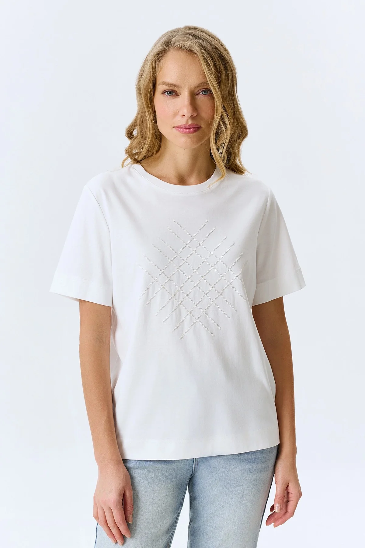 Футболка с мерцающими пайетками, 34