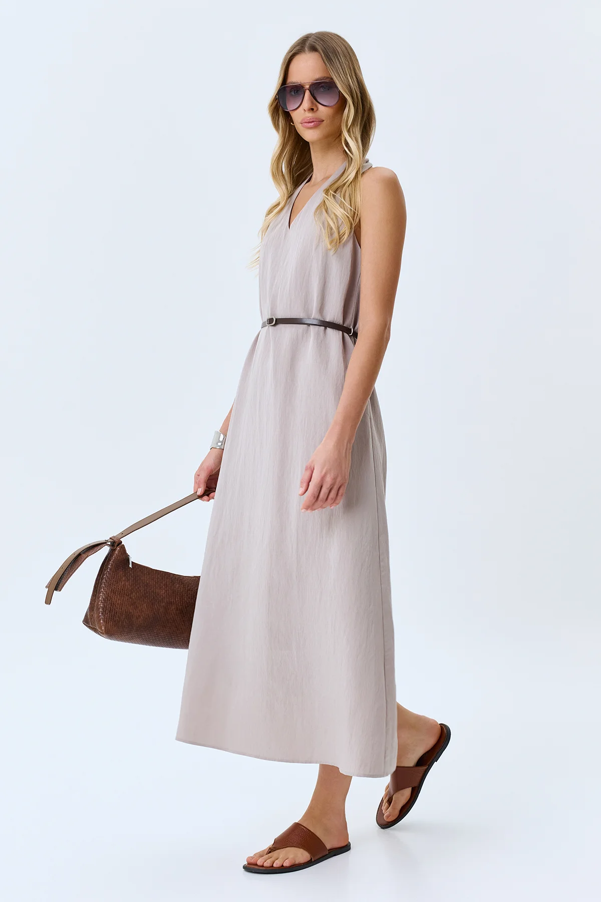 Элегантное платье из лиоцелла, 48