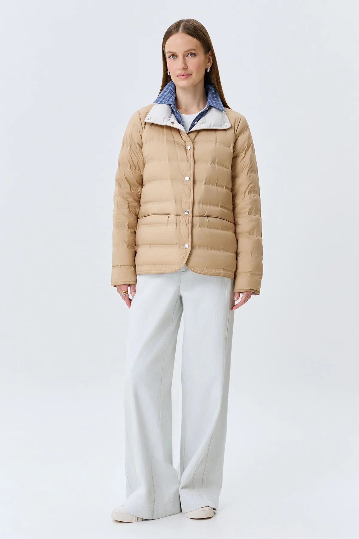 Легкая куртка на натуральном утеплителе, 36