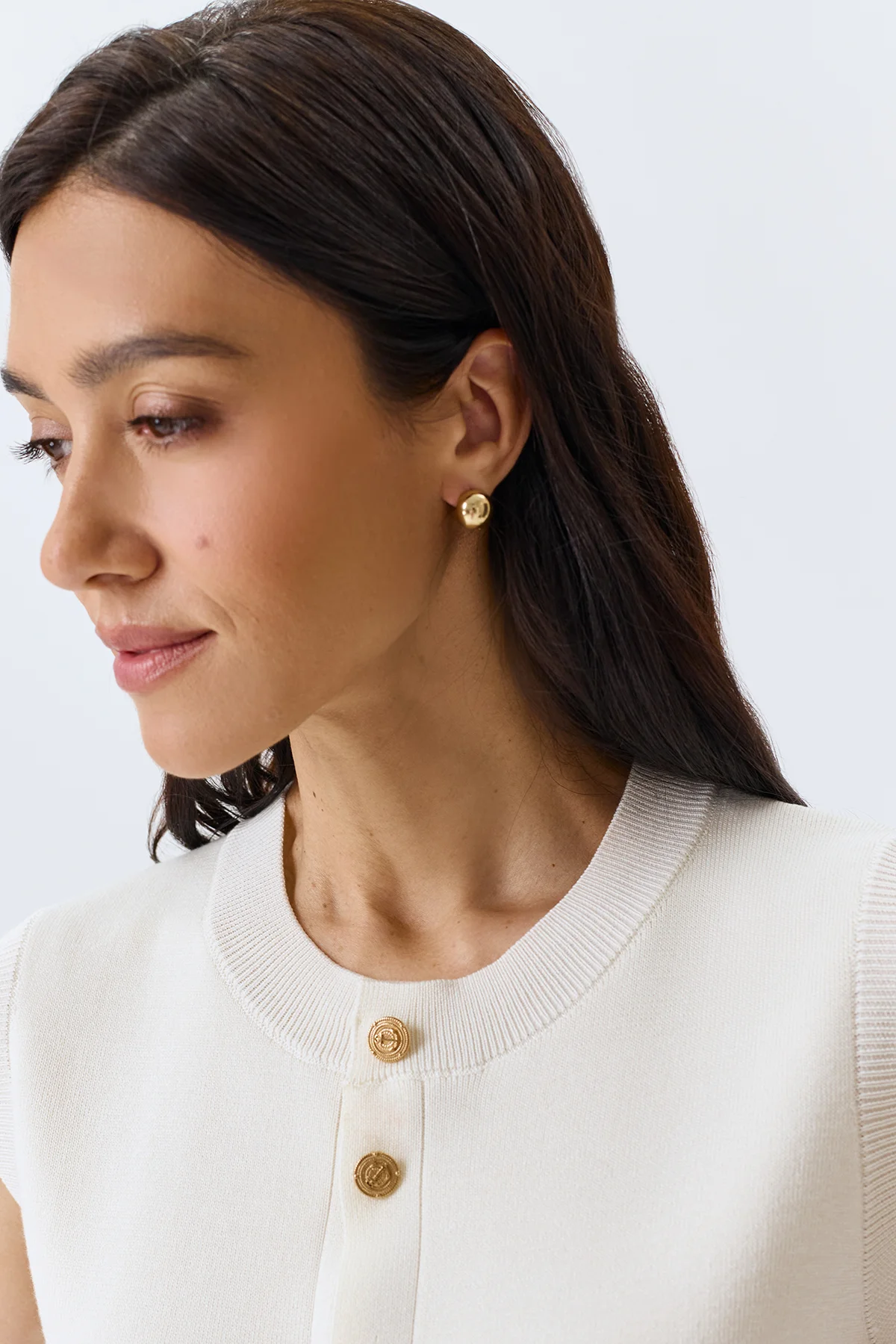 Жилет из вискозы и лиоцелла, 46