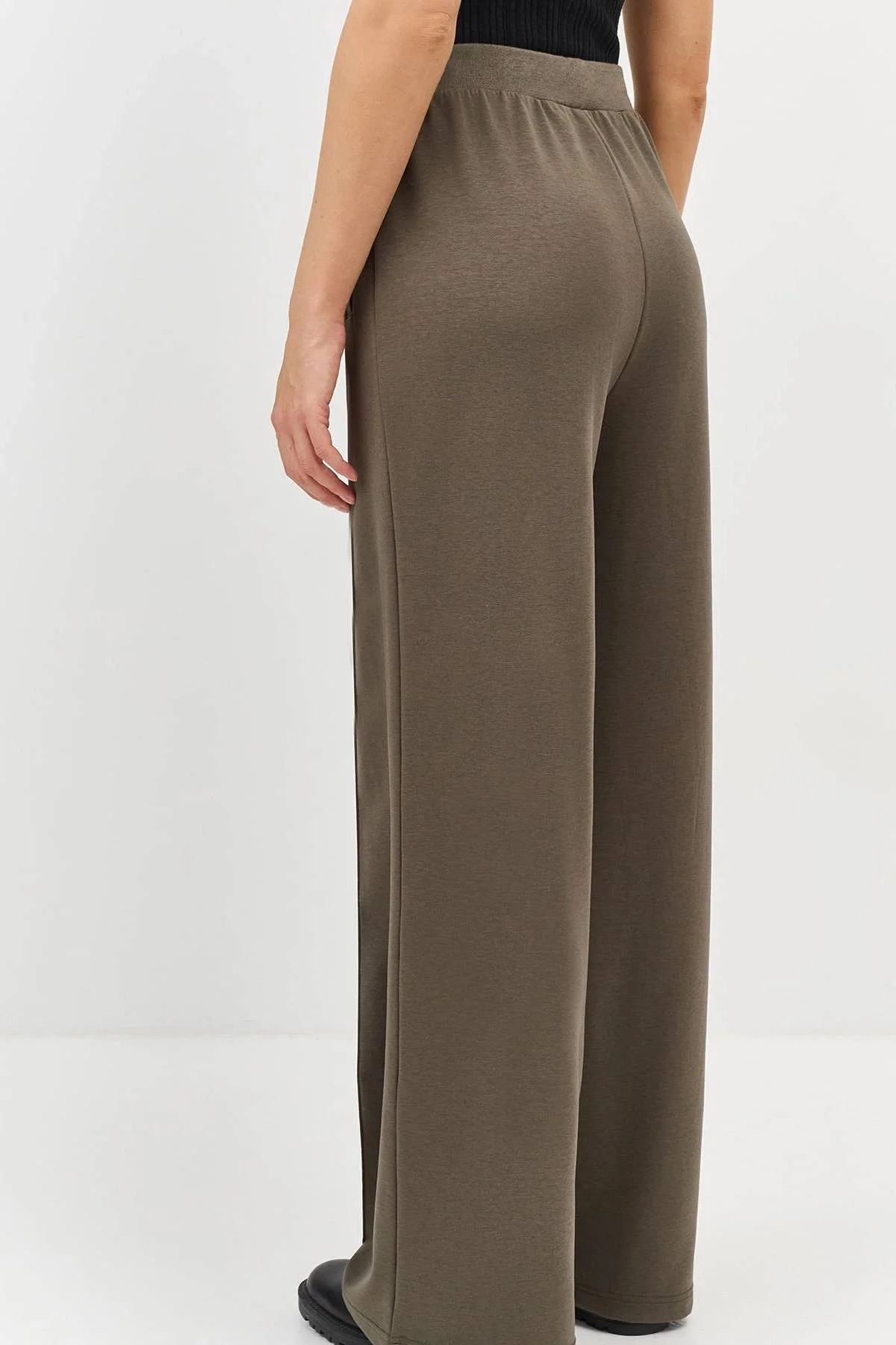 Лимитрированная серия трикотажные брюки с стрелками и ремень, 36