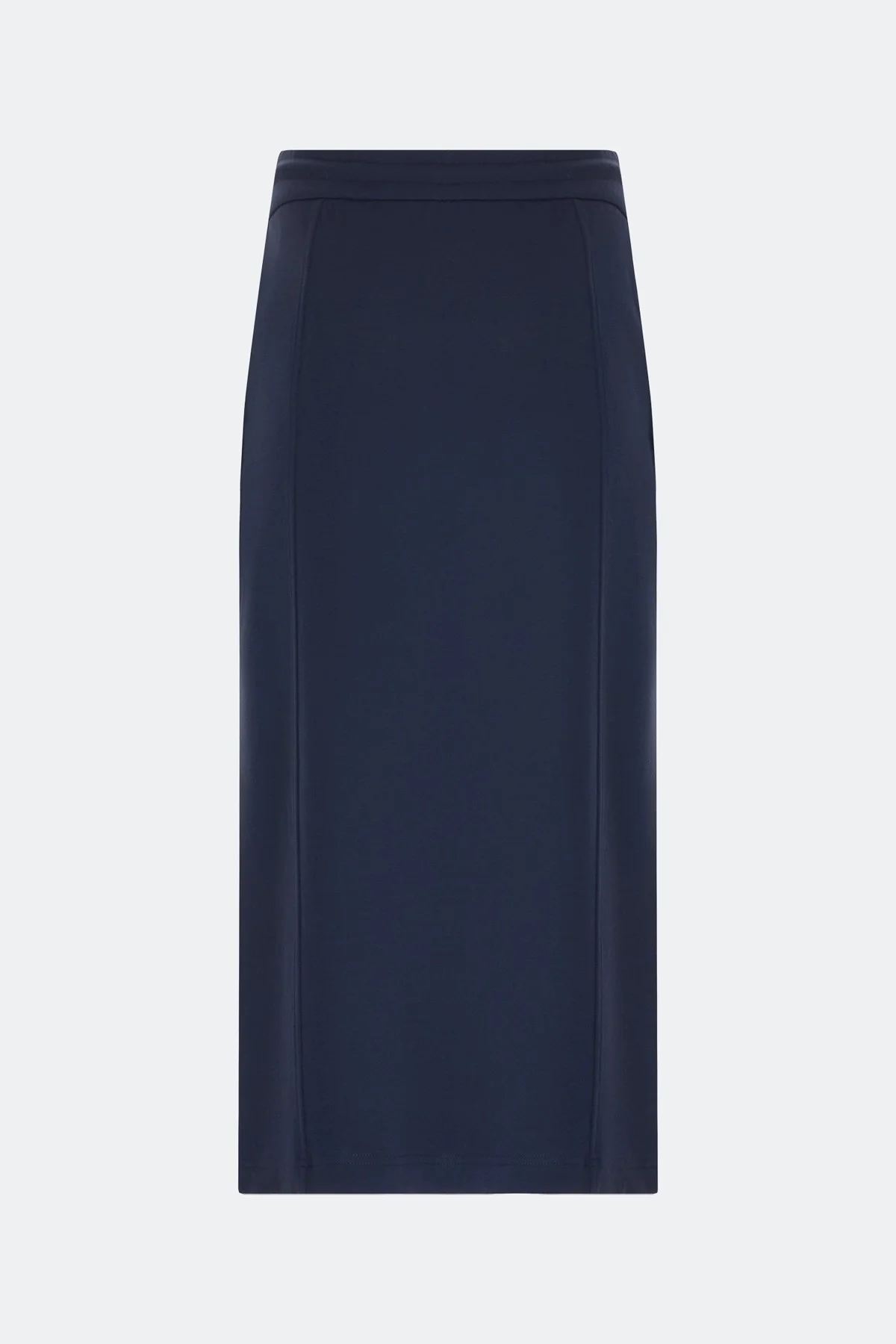 Трикотажная юбка с акцентным разрезом, 36