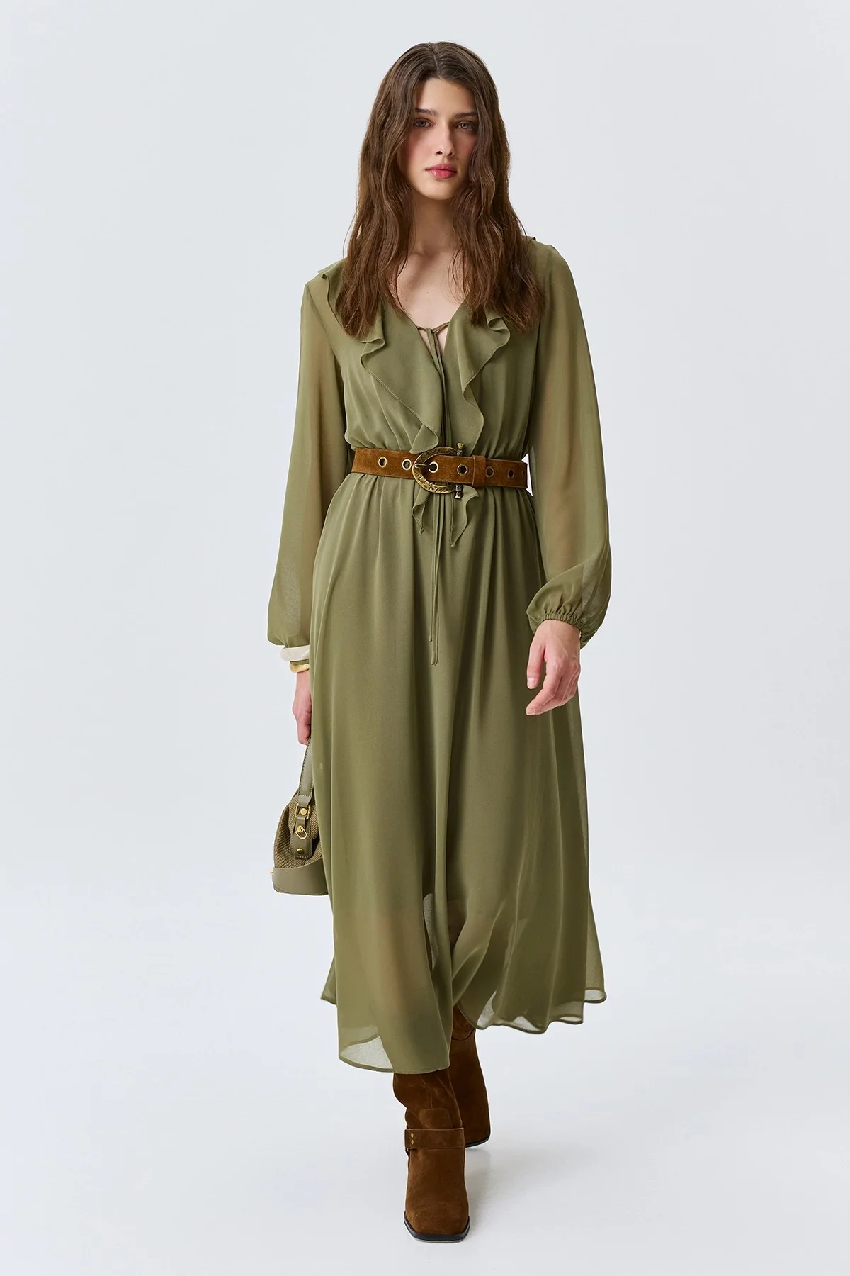 Романтичное платье в стиле "Бохо", 50