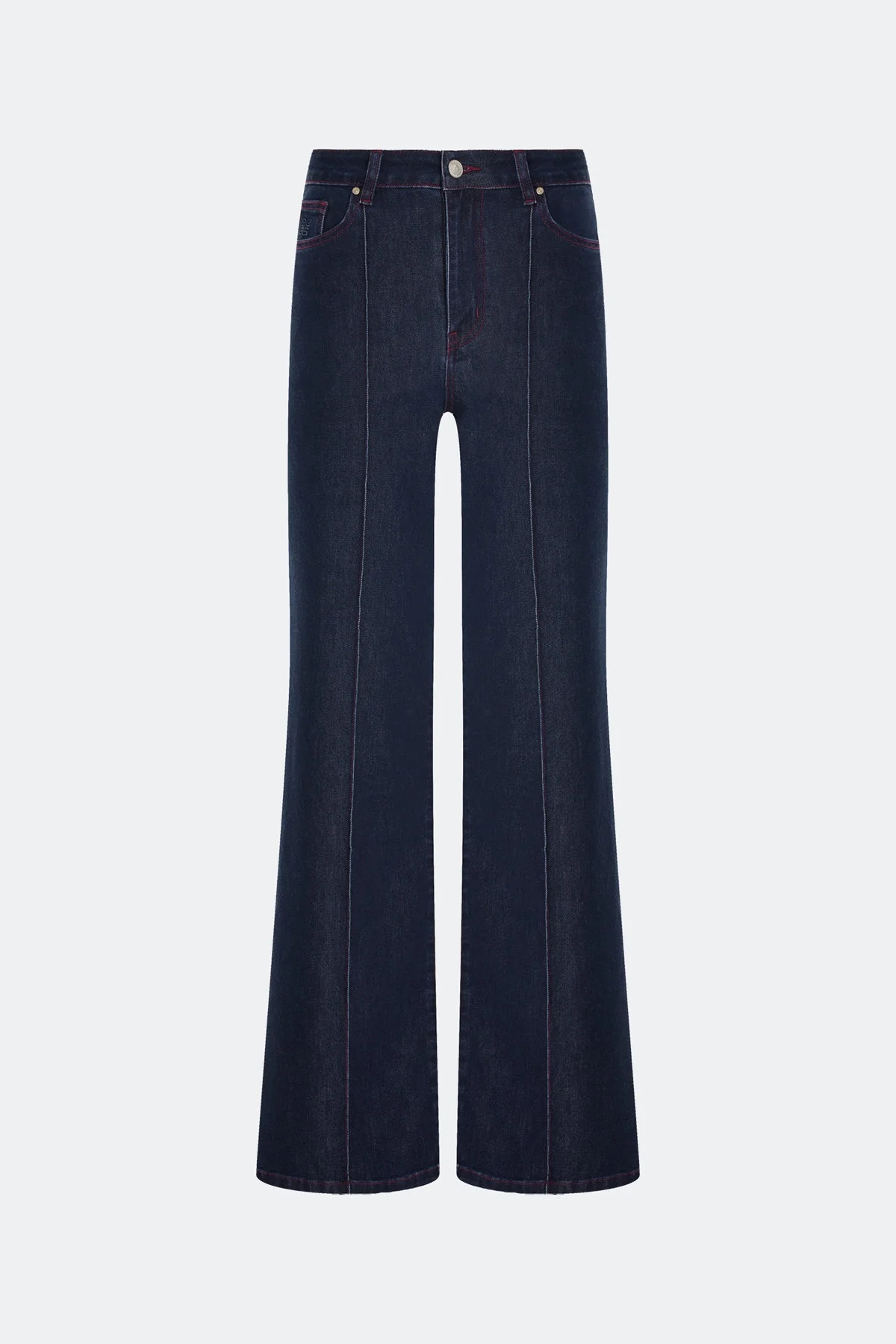 Джинсы Straight fit с контрастной отстрочкой, 36