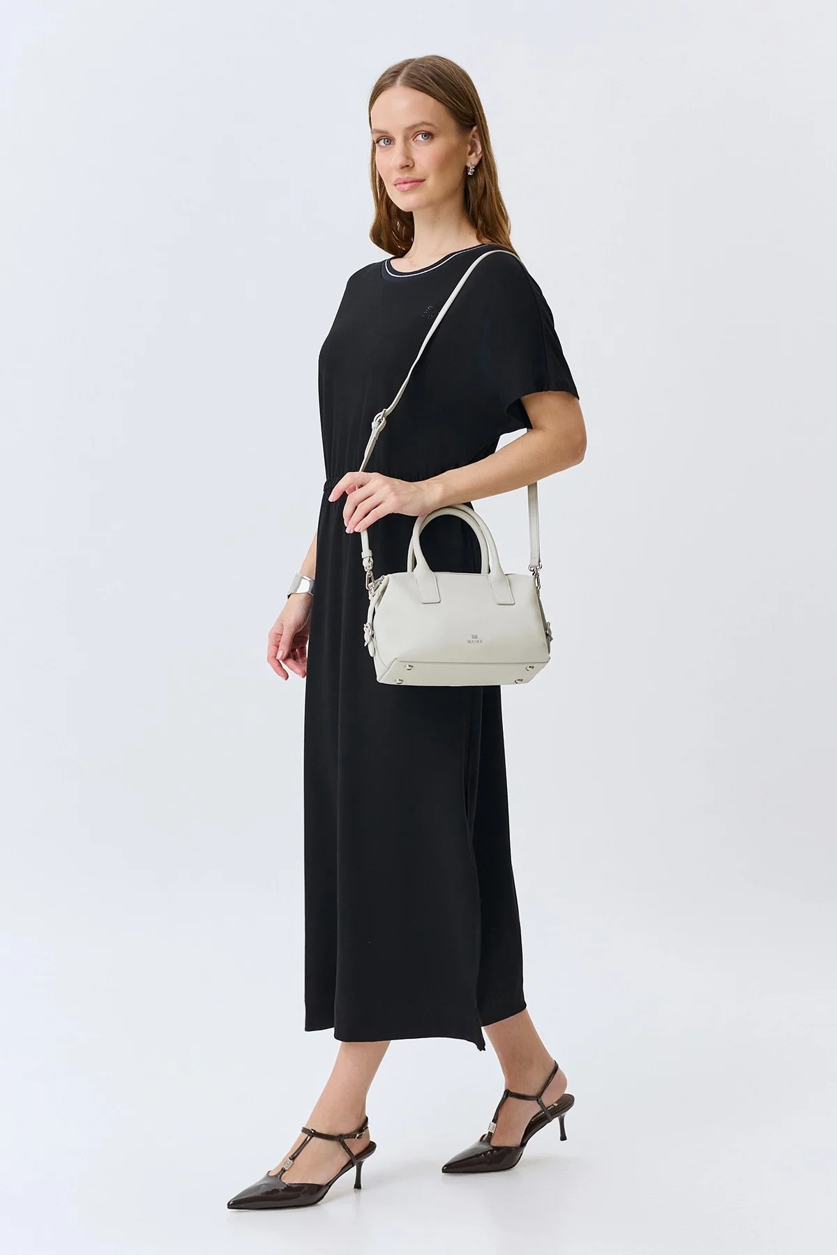 Кожаная сумка кроссбоди, One