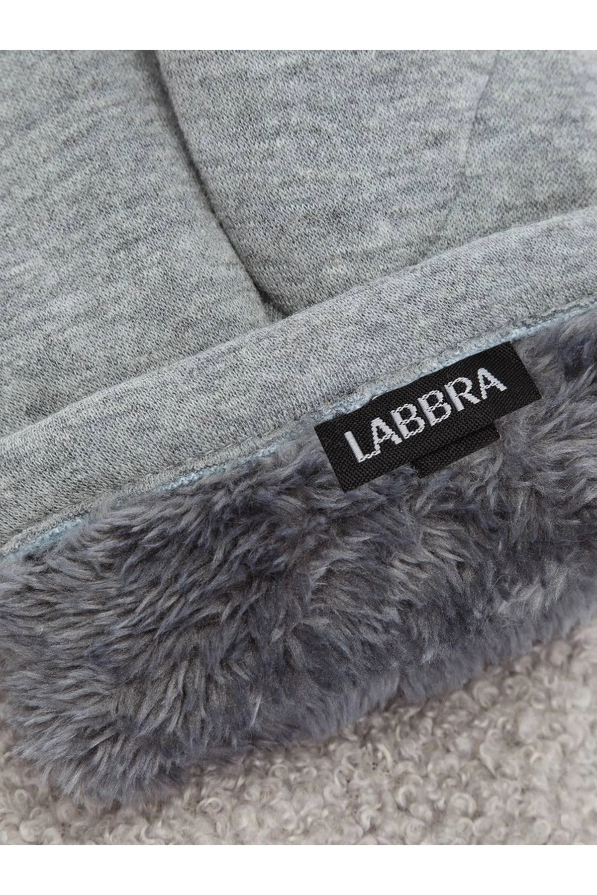 Рукавицы серо-коричневые, M