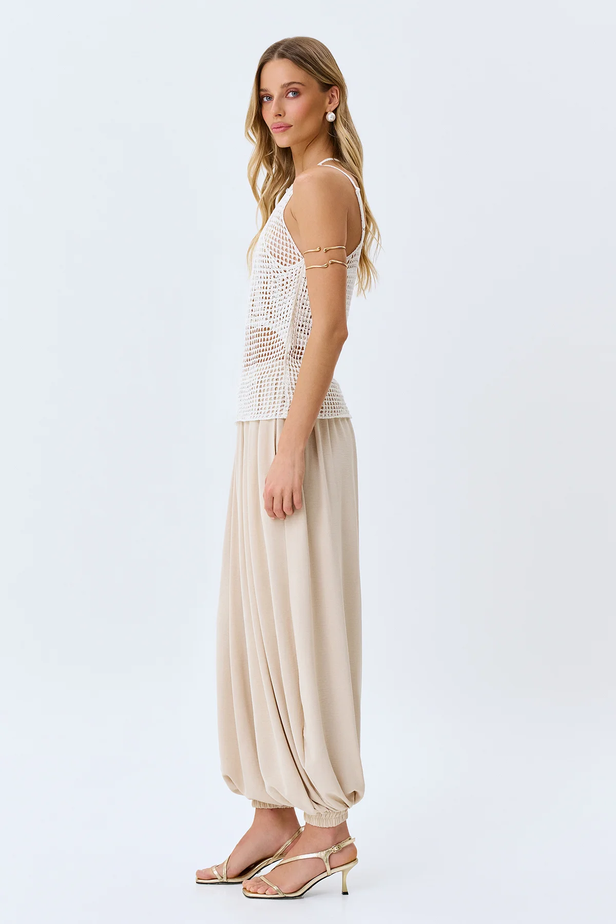 Топ ажурный вязаный вечерний, 40