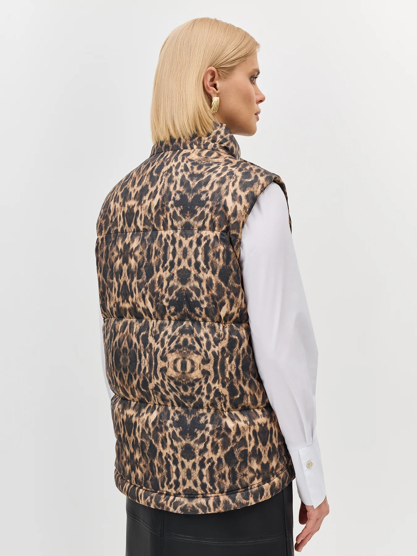 Лимитированная серия жилет с принтом и палантин, 38