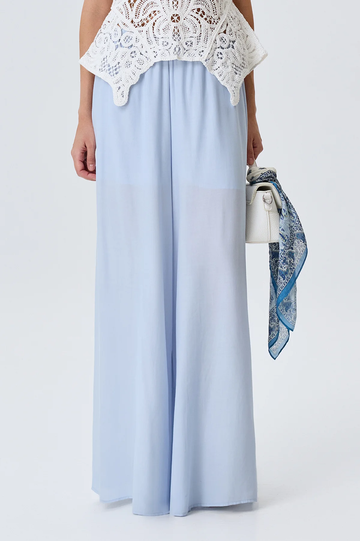 Широкие брюки палаццо, 44