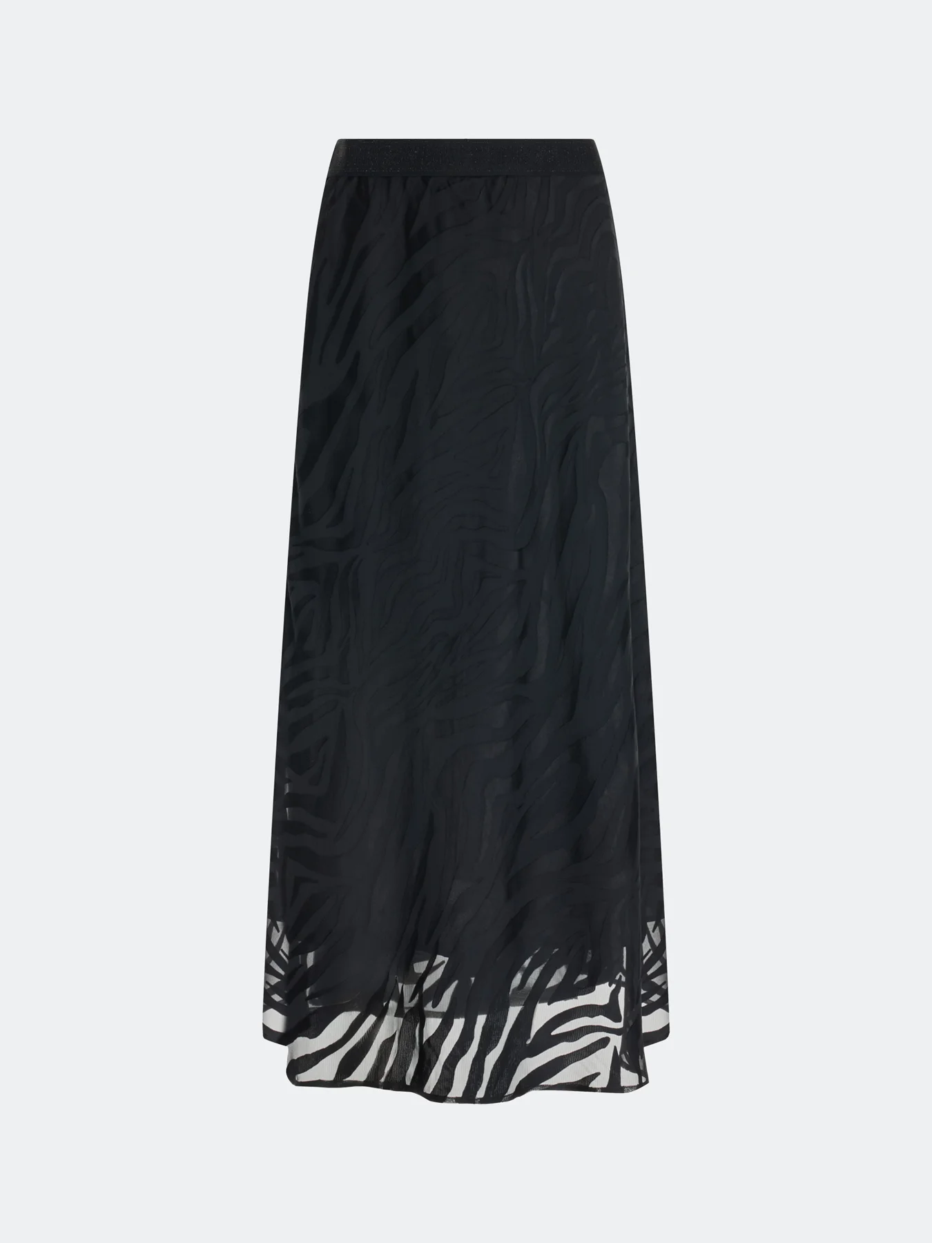 Юбка с монохромным анималистичным принтом, 34