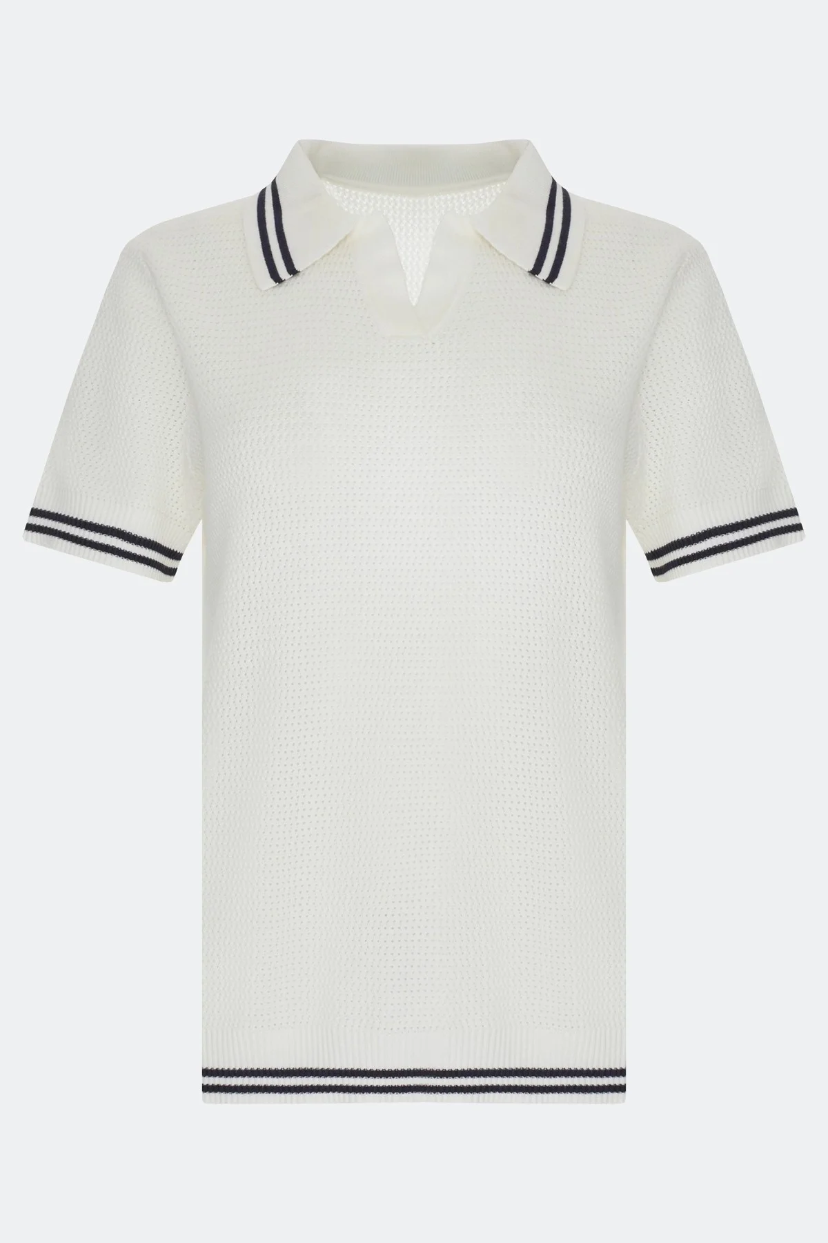 Поло ажурной вязки, 52