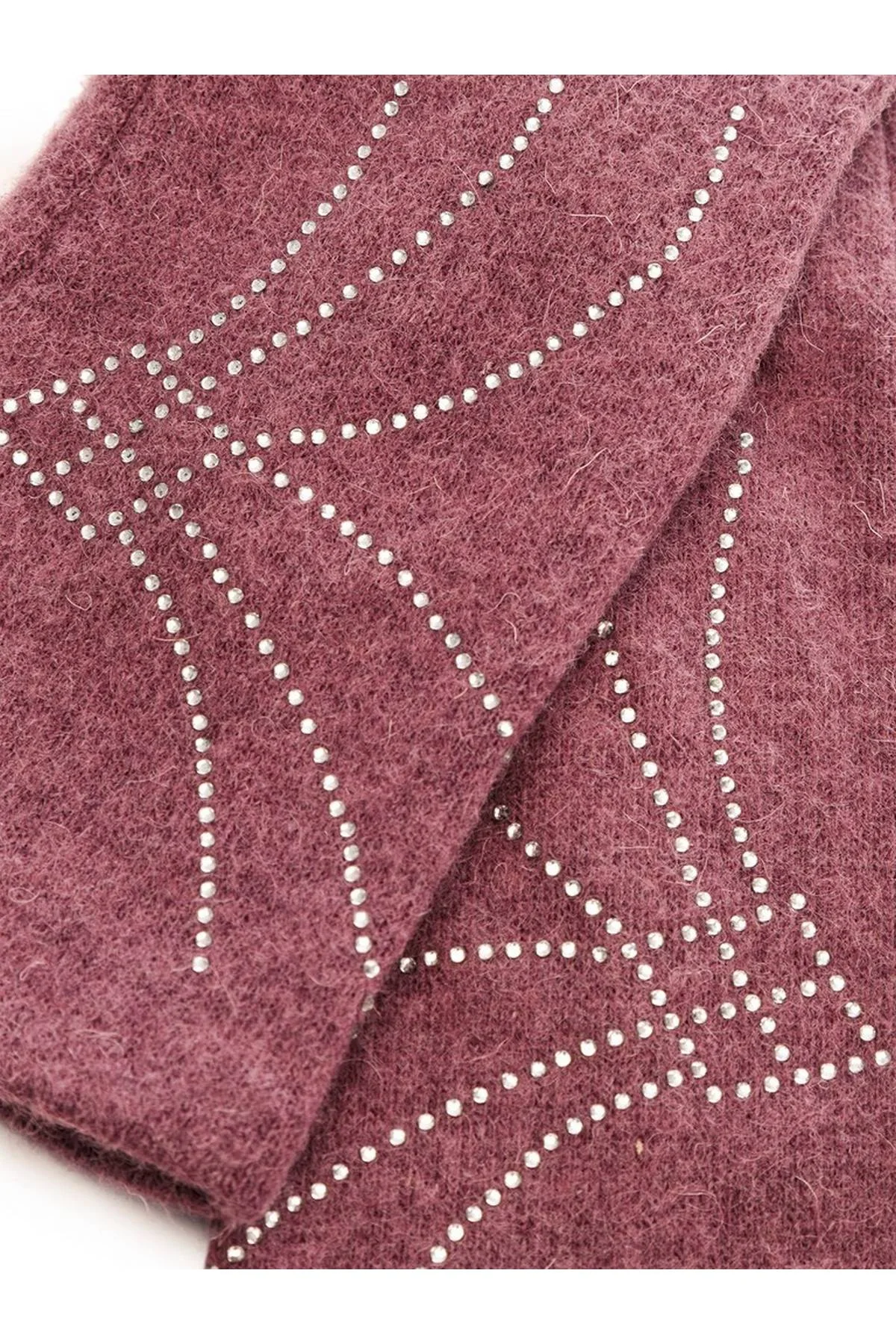 Перчатки пыльно-розовые, S