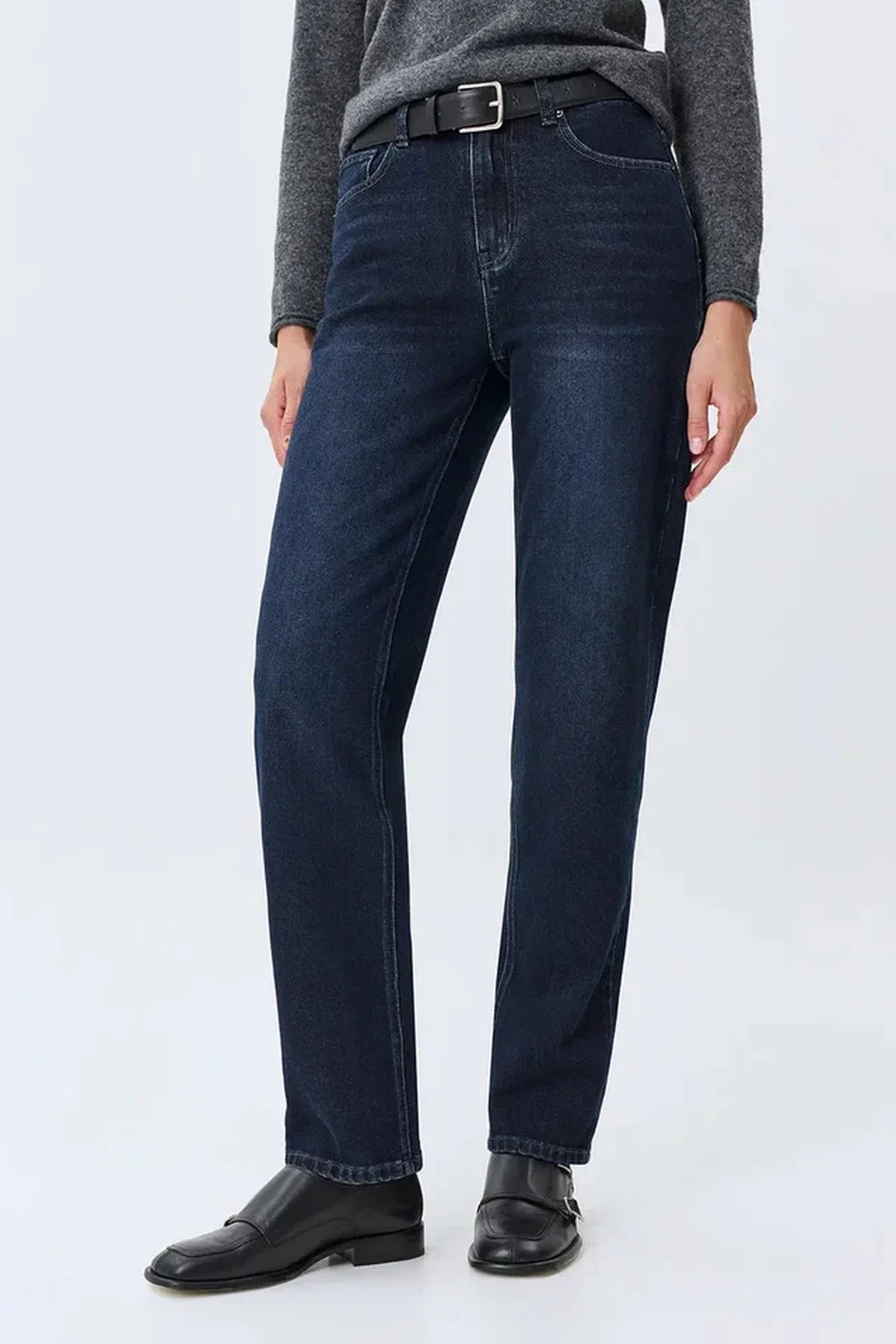 Темно-синие джинсы Slim fit, 52