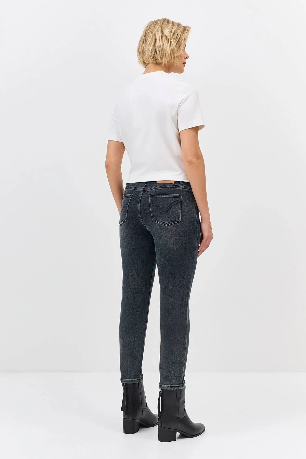 Графитовые джинсы Comfort Fit, 46