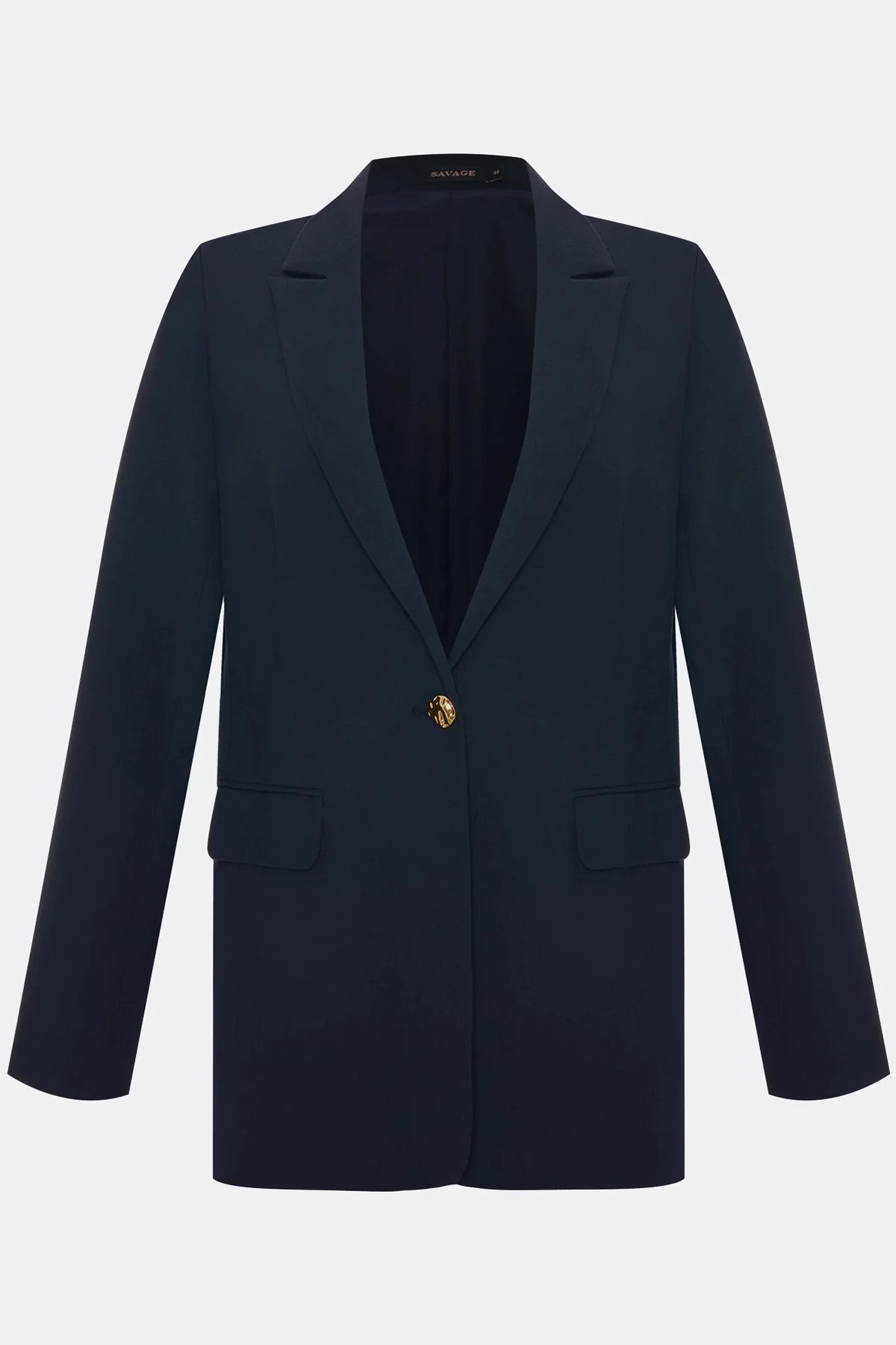 Однобортный свободный жакет, 50