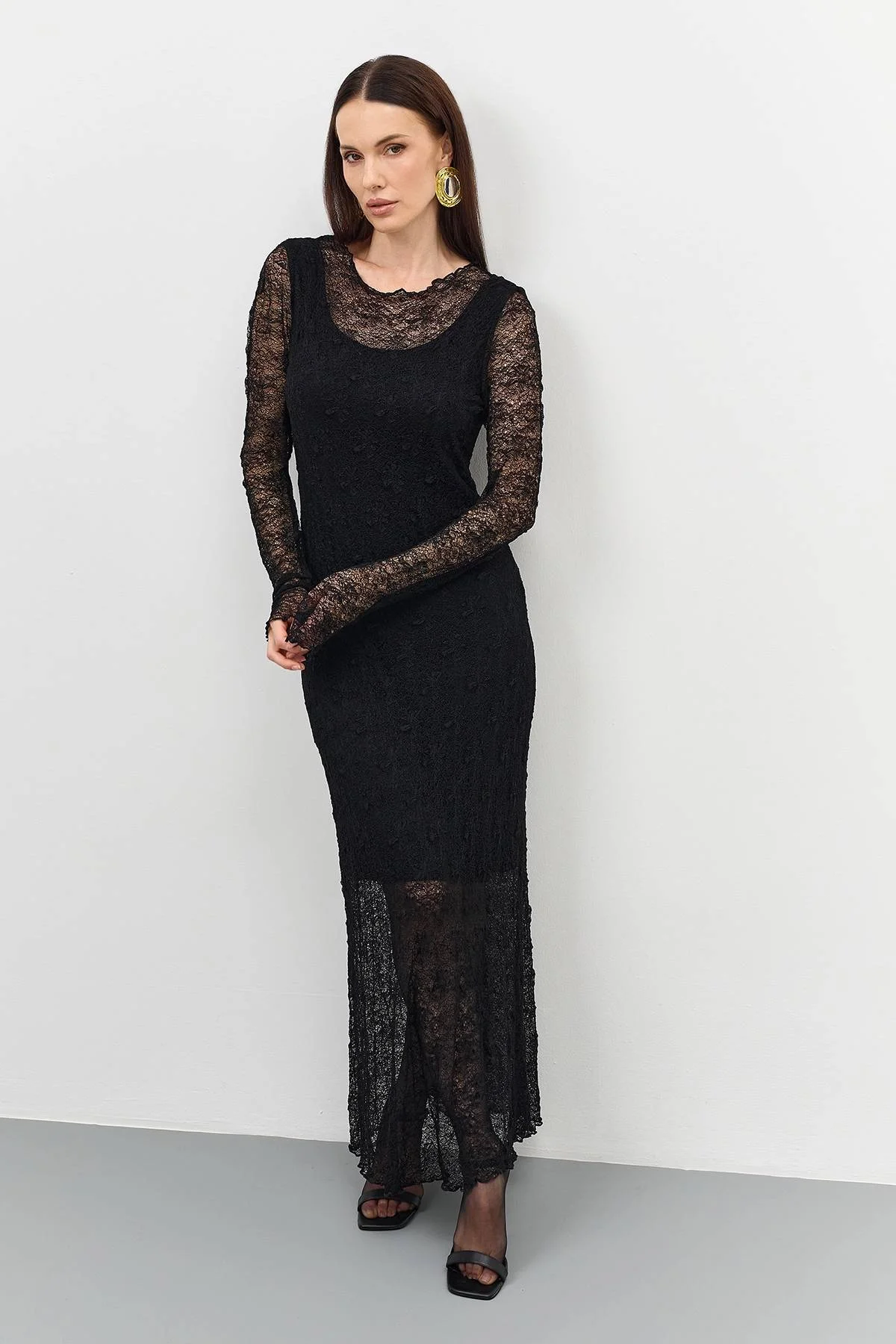 Кружевное платье макси, 50 Кружевное платье макси, 50