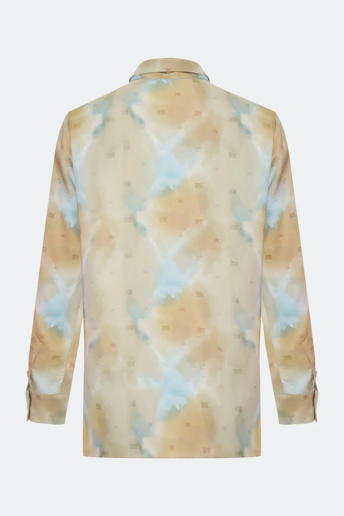 Блузка из вискозы с шарфом-твилли, 36