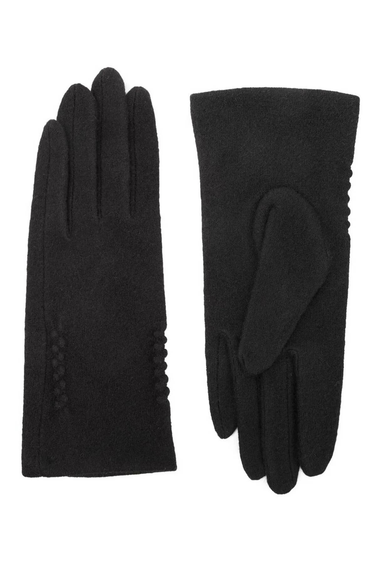 Перчатки черные, S