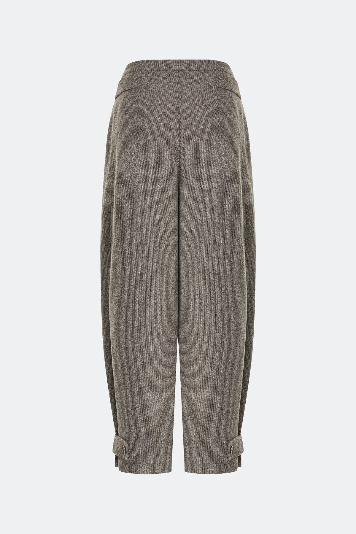Брюки коричневые с узором Herringbone, 48