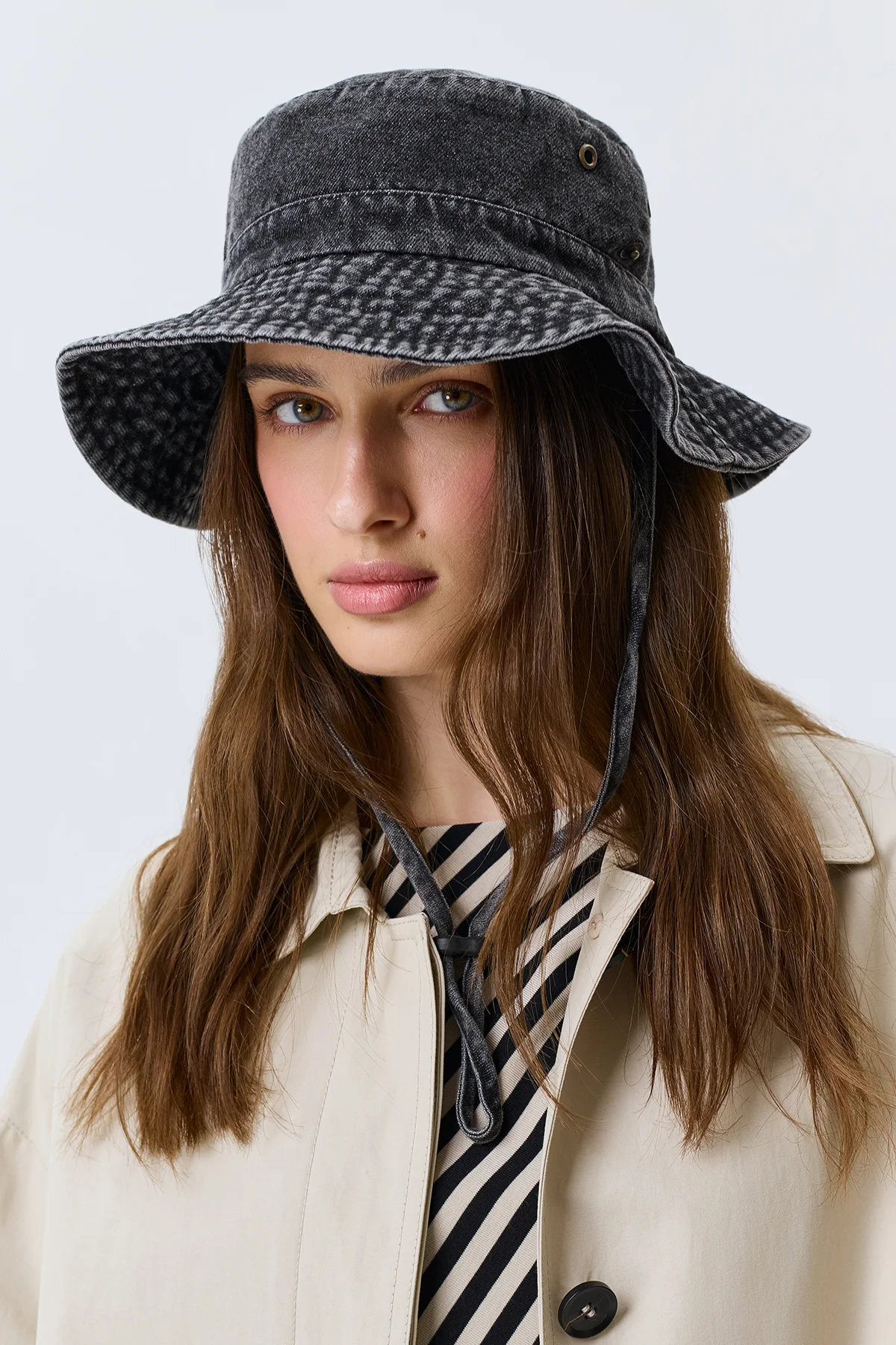 Джинсовая панама в стиле "сафари", One