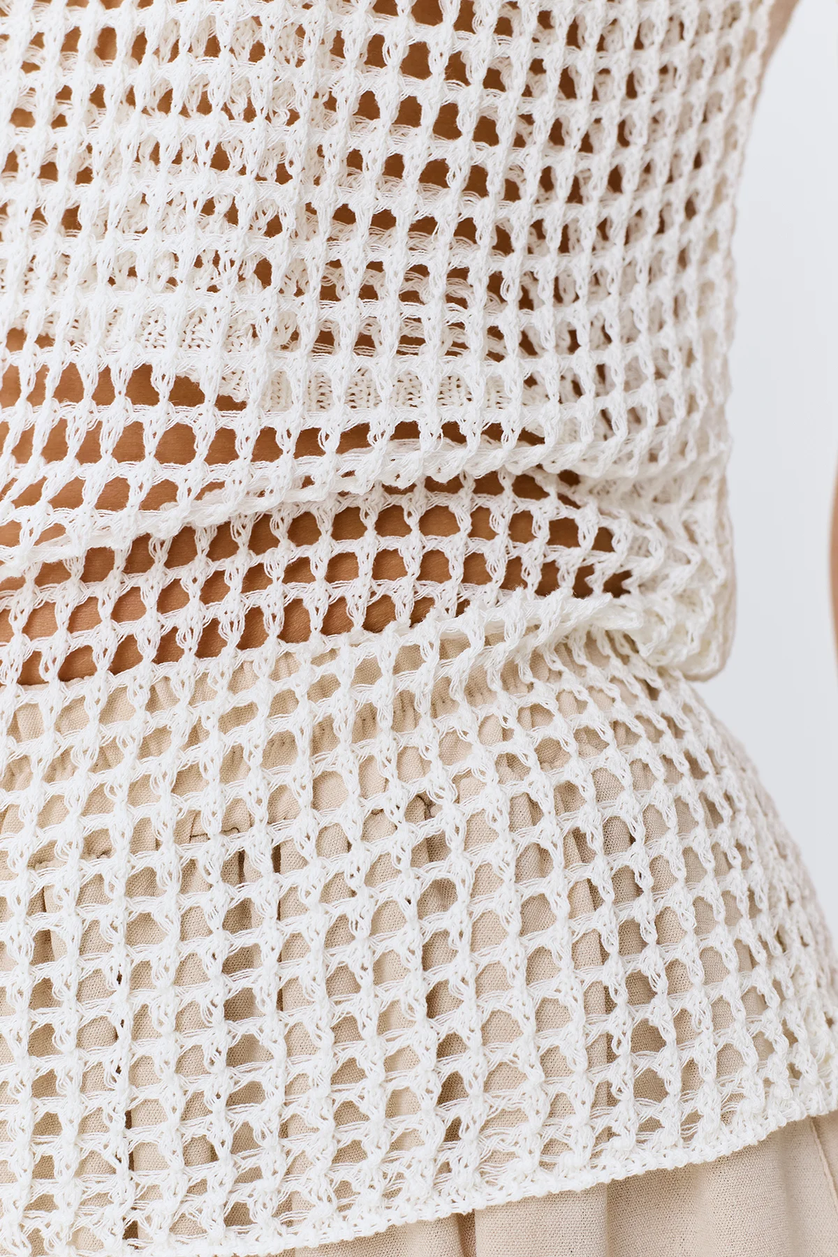 Топ ажурный вязаный вечерний, 40