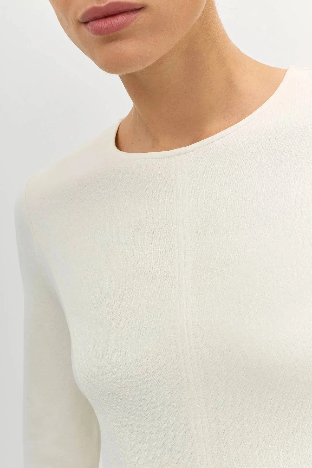 Молочное платье-миди, 40