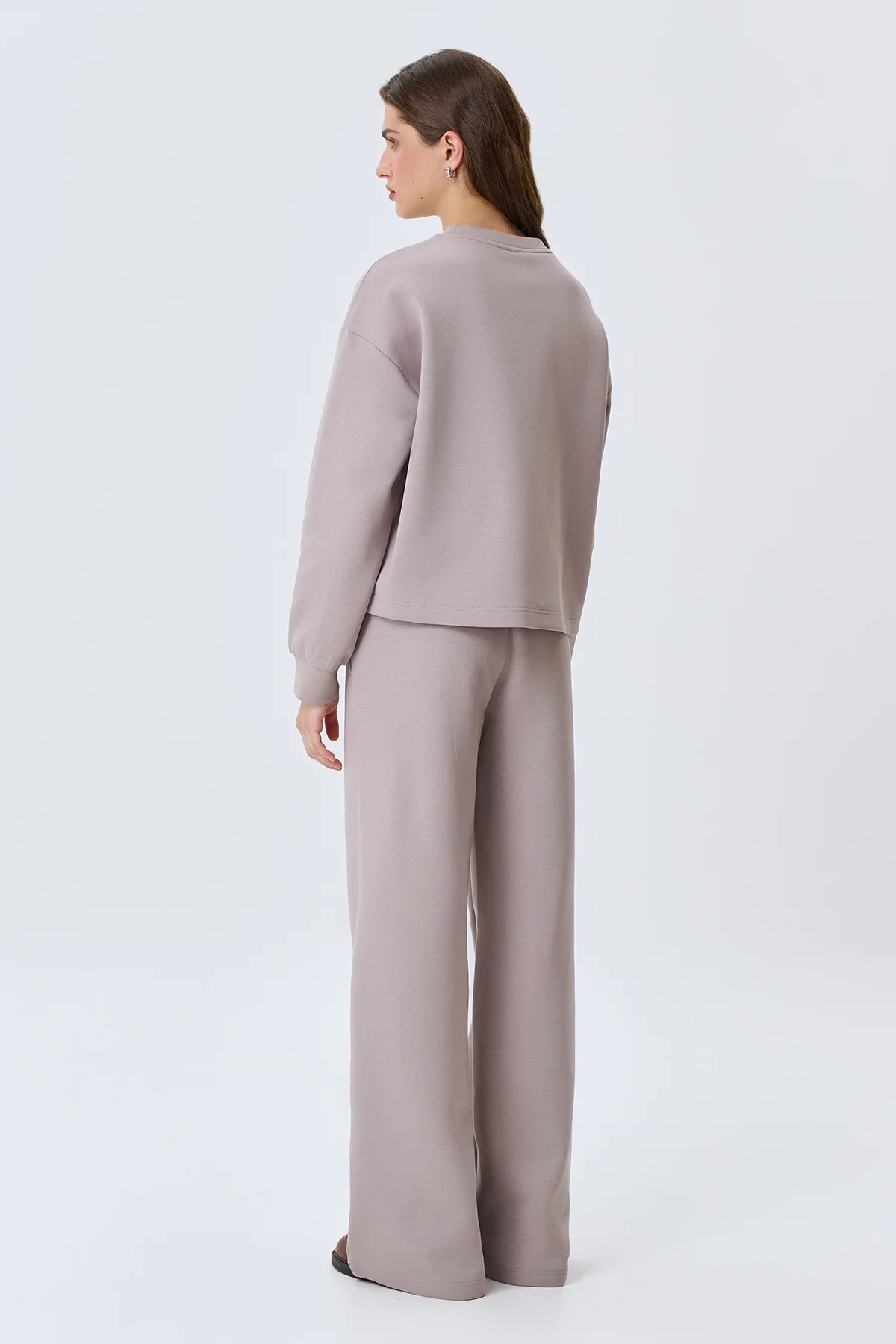 Прямые трикотажные брюки, 46