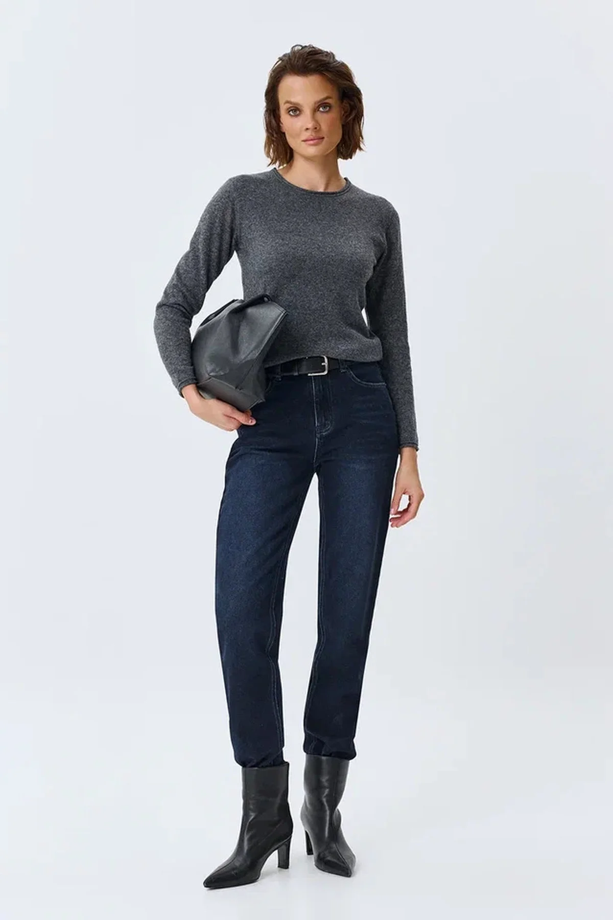 Темно-синие джинсы Slim fit, 42