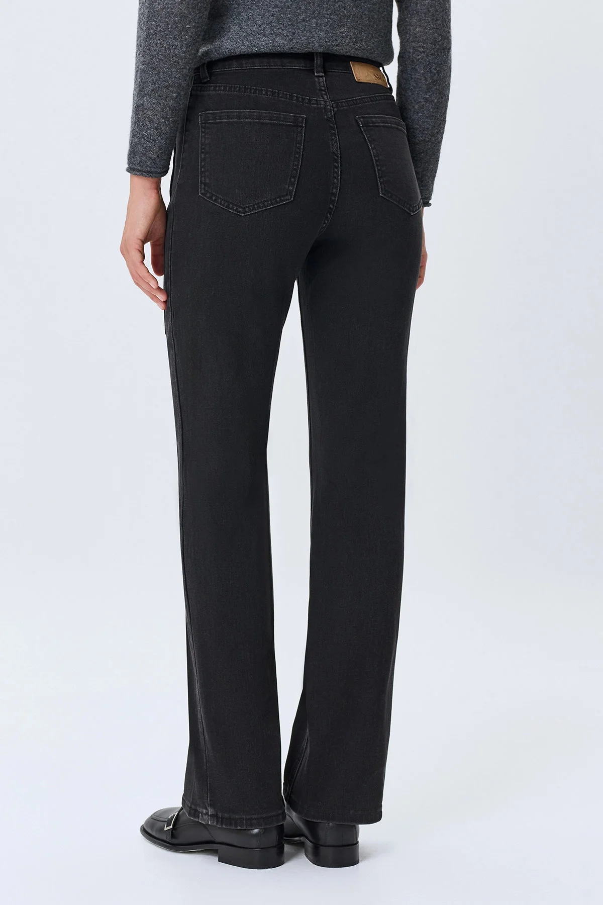 Джинсы Straight fit, черные, 48