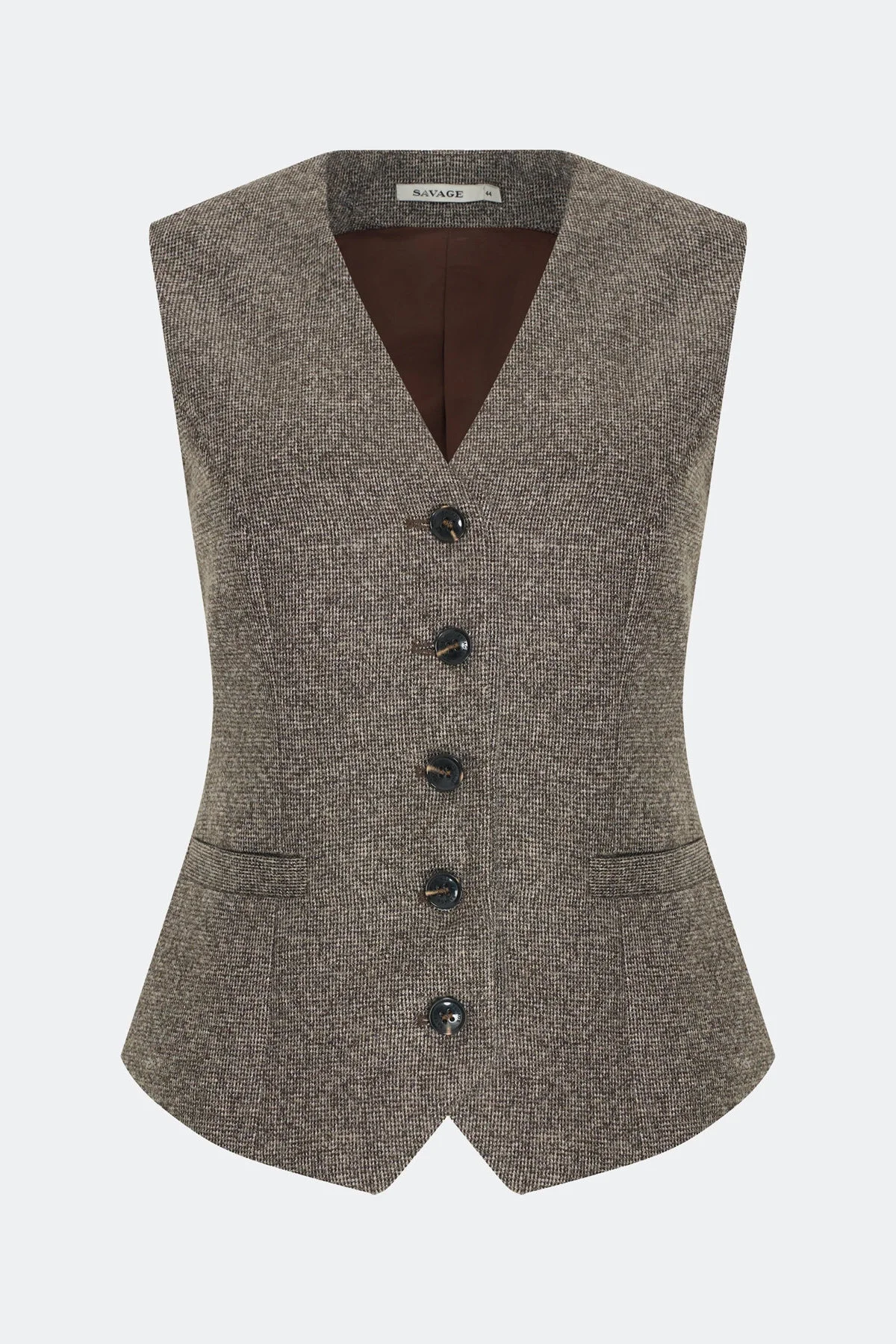 Жилет с узором Herringbone, 52