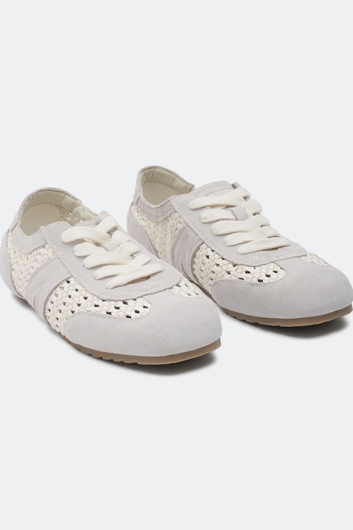 Ажурные кеды из натуральной замши, 36