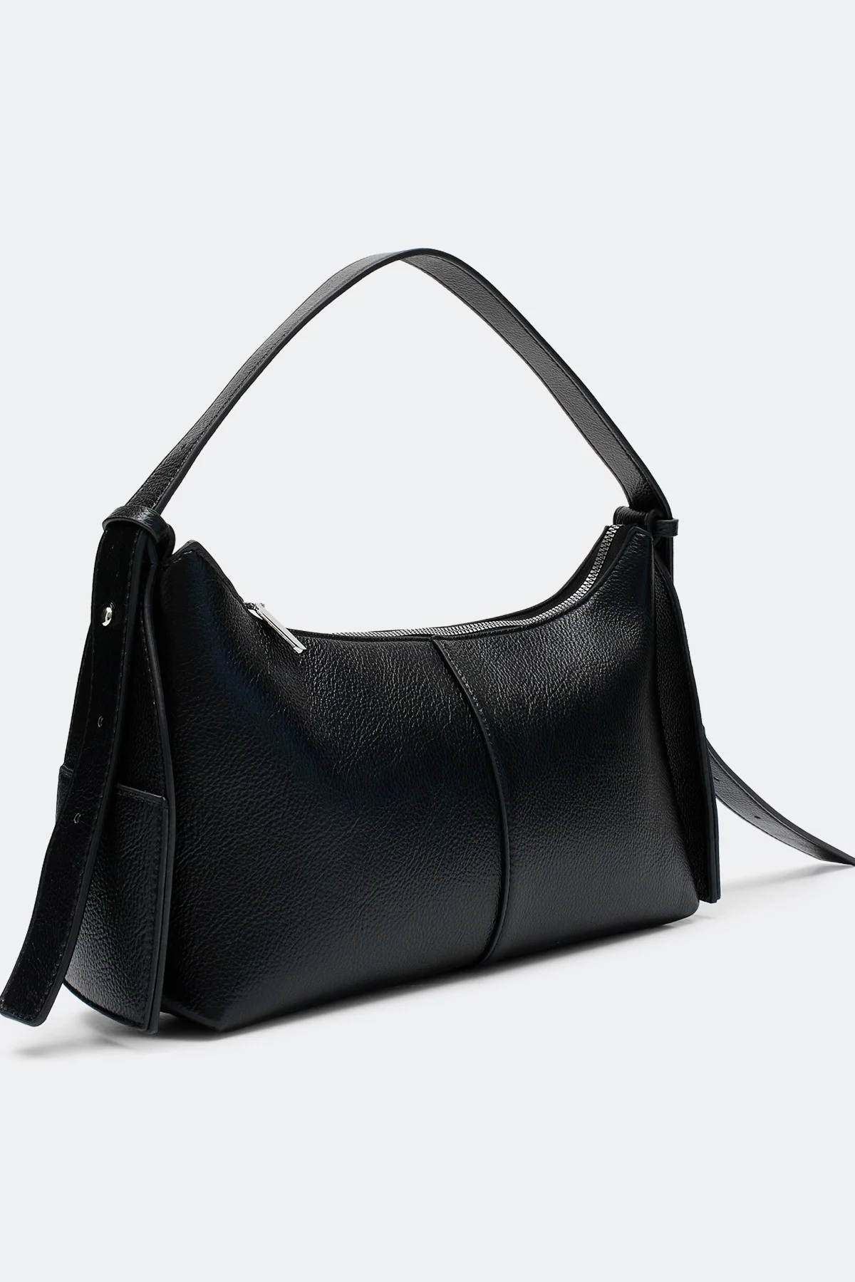 Сумка-багет из мягкой эко кожи, One