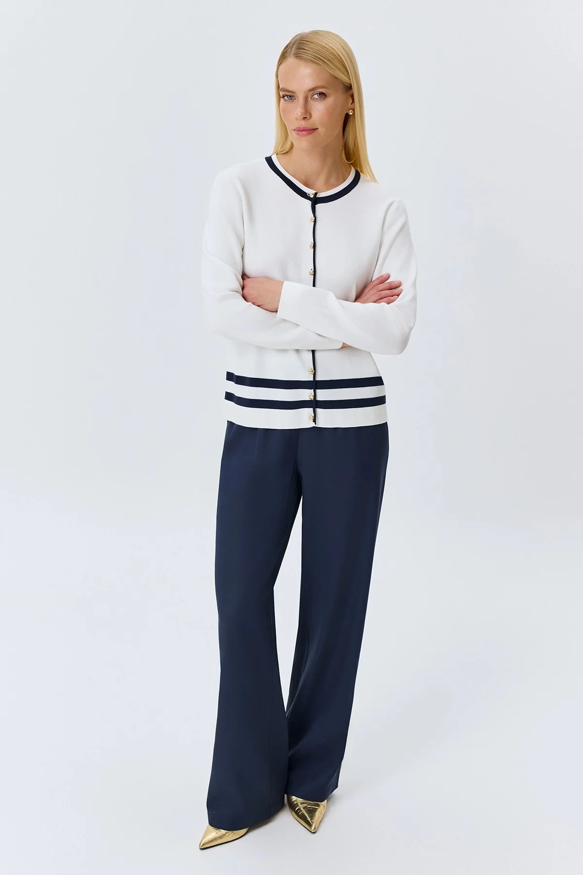 Свободные брюки из 100% тенселя, 44