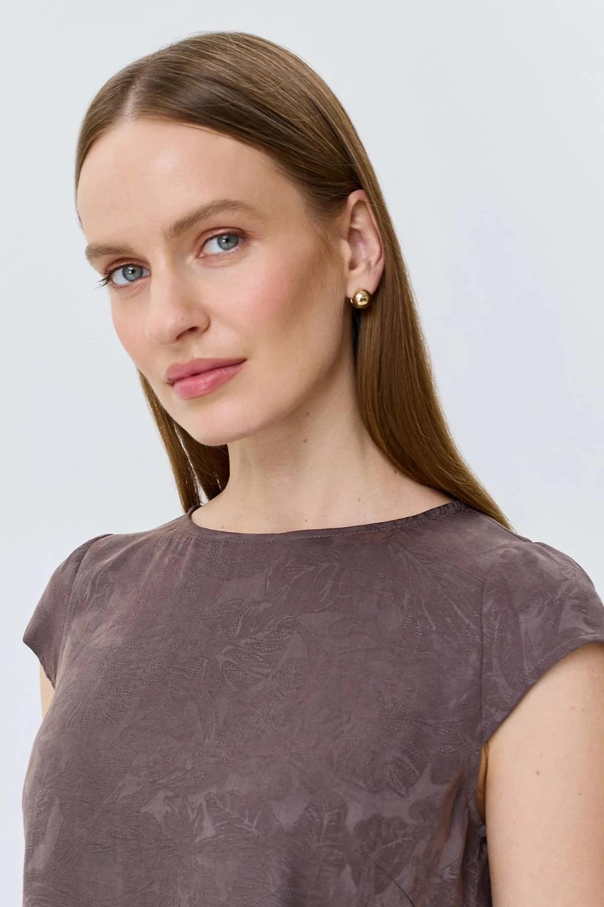 Жаккардовый топ из лиоцелла, 44