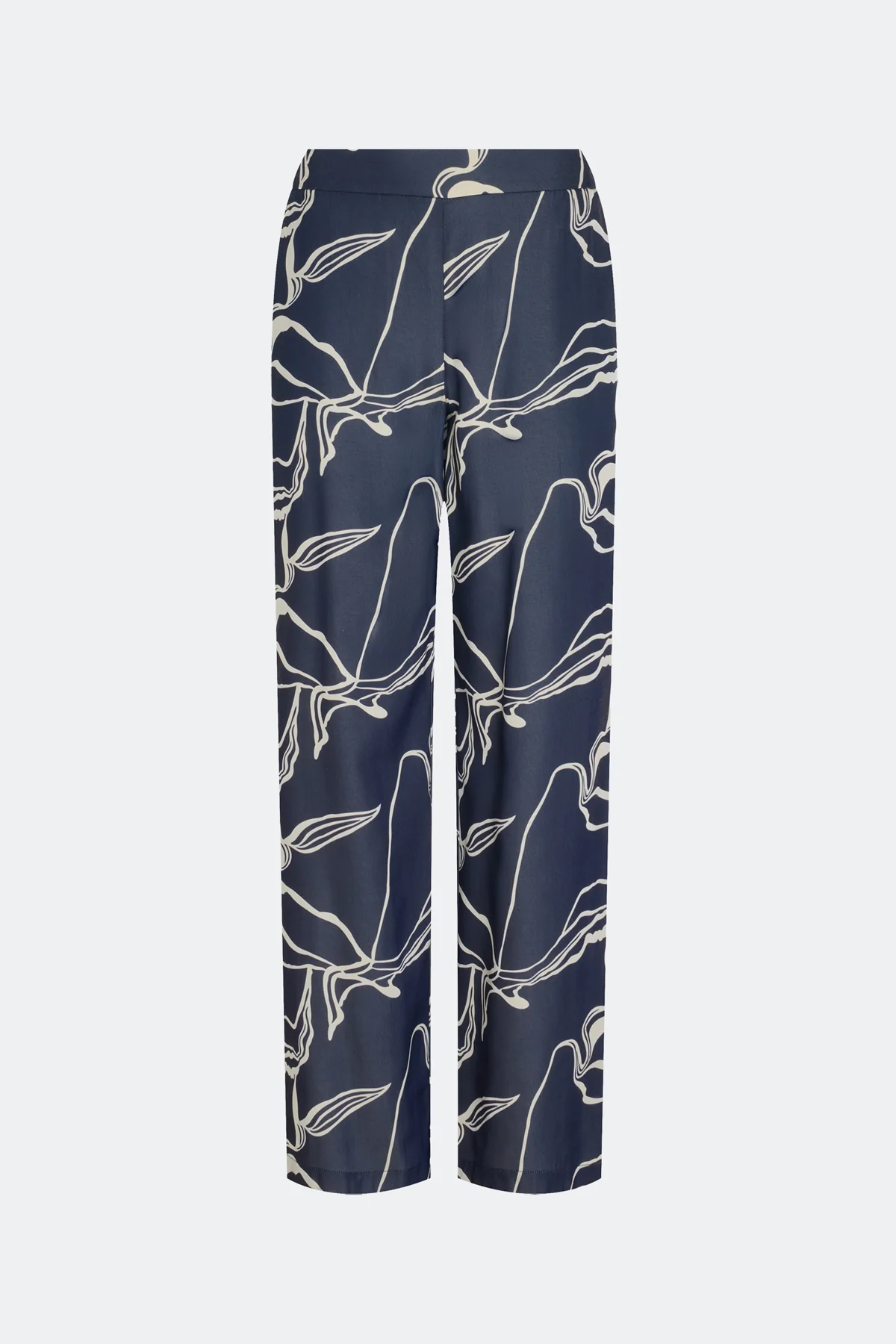 Брюки с абстрактным принтом, 46