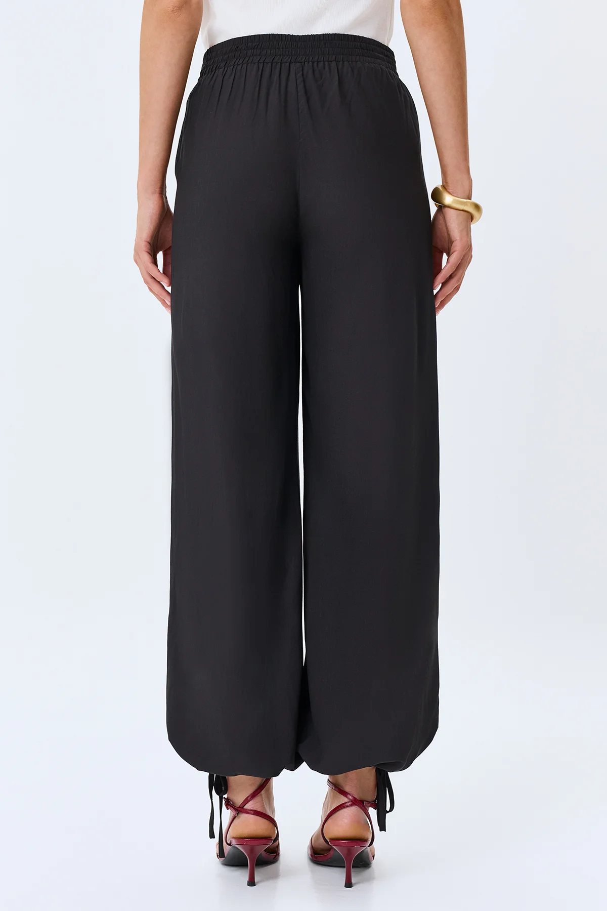 Легкие брюки с кулиской по низу, 42