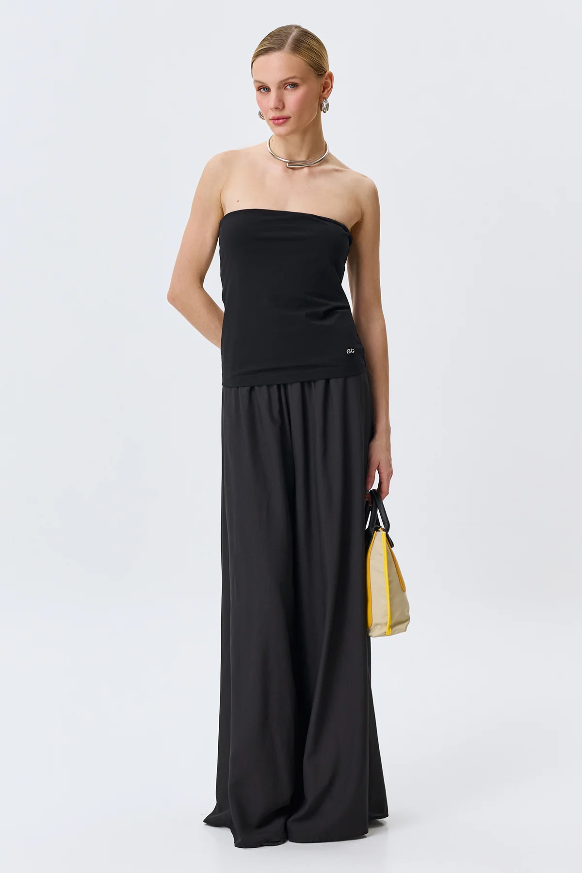 Широкие брюки палаццо, 42