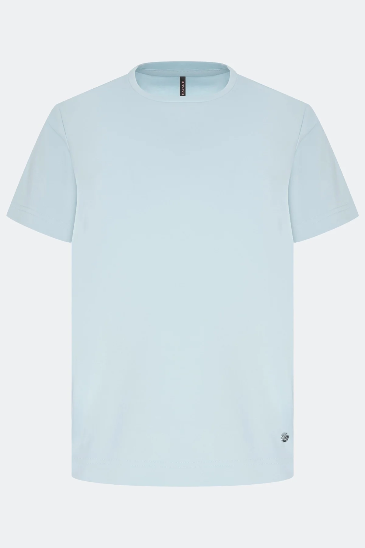 Базовая яркая голубая футболка, 44