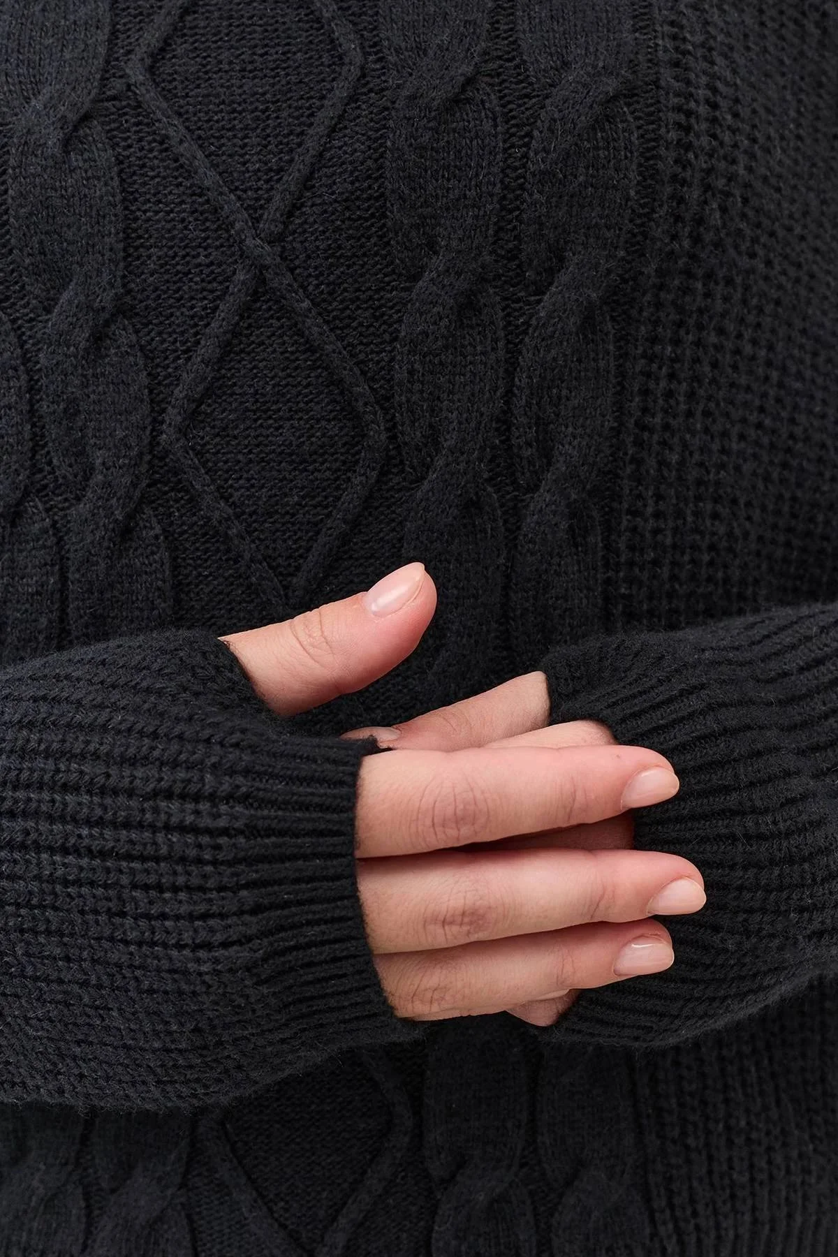 Свитер со съемными рукавами, 40