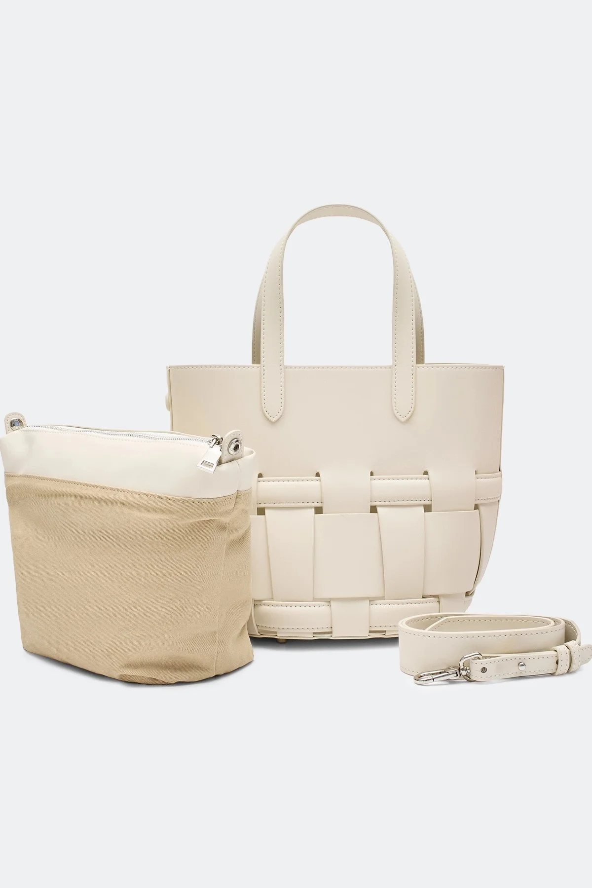 Сумка корзинка с косметичкой в комплекте, One